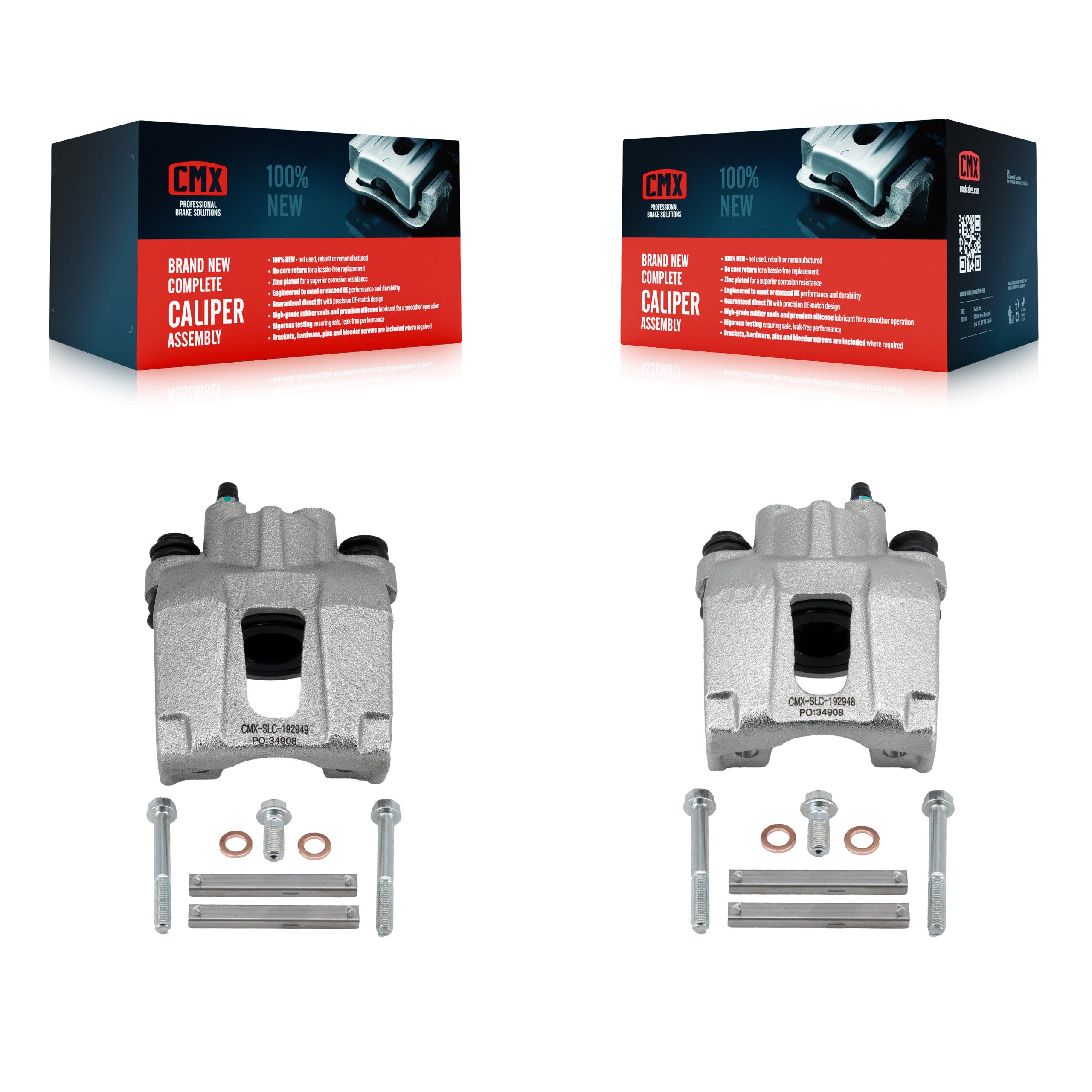CMX KBC-100383 Disc Brake Caliper for 2004-2015 Nissan Armada, INFINITI QX56, Nissan Pathfinder Armada & more - Rear product image