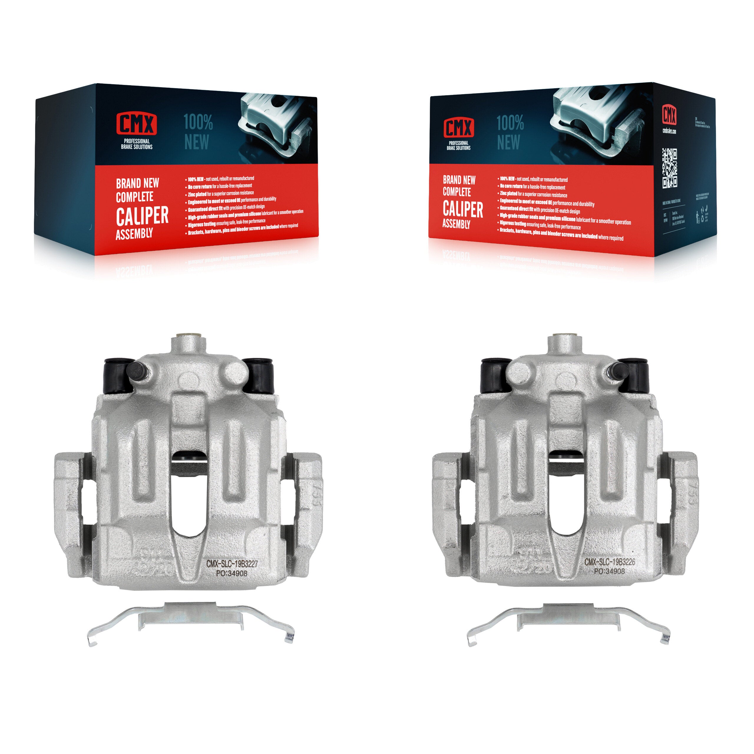 CMX KBC-100393 Disc Brake Caliper for 2006-2015 BMW 328i, BMW 328i xDrive, BMW X1 & more - Rear product image