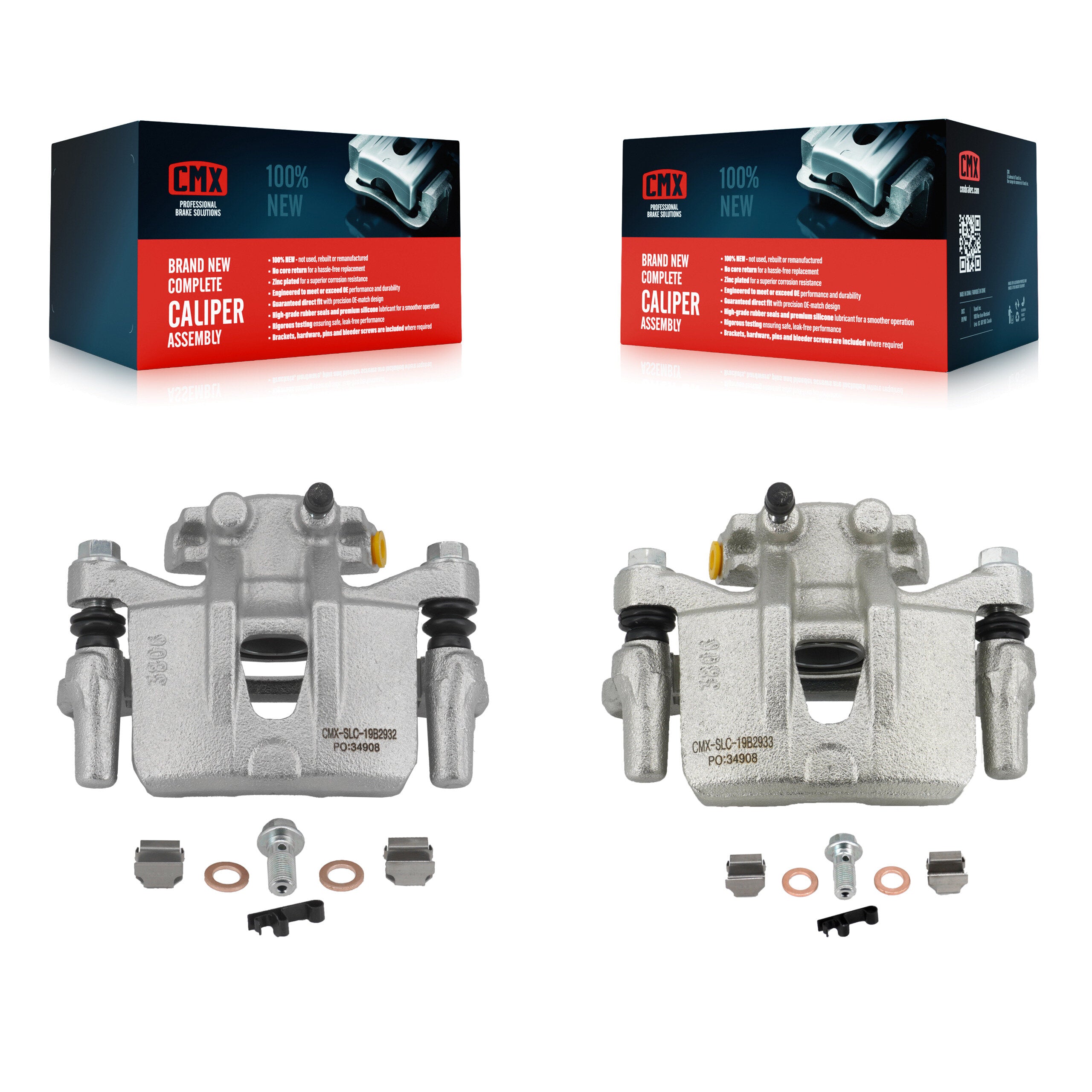 CMX KBC-100397 Disc Brake Caliper for 2004-2011 Mitsubishi Endeavor - Rear product image