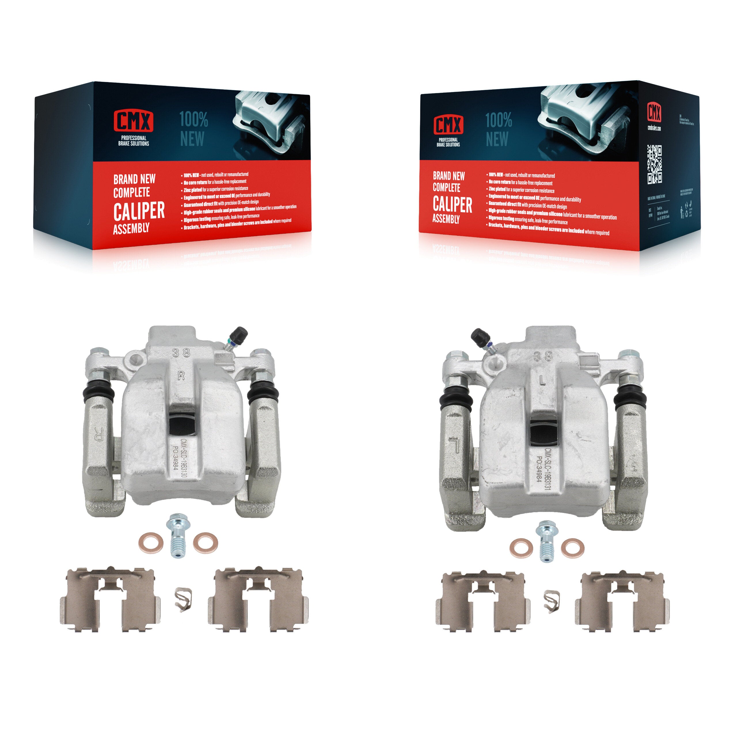CMX KBC-100398 Disc Brake Caliper for 2007-2012 Lexus ES350, Toyota Camry, Toyota Avalon - Rear product image