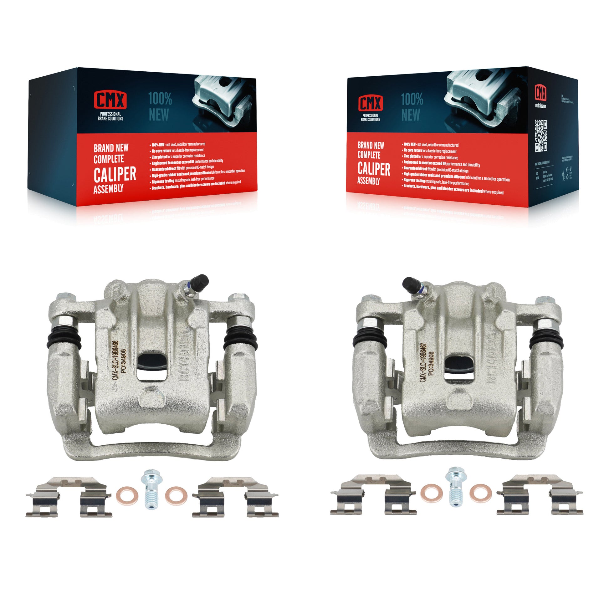 CMX KBC-100408 Disc Brake Caliper for 2011-2017 Hyundai Azera, Kia Optima - Rear product image