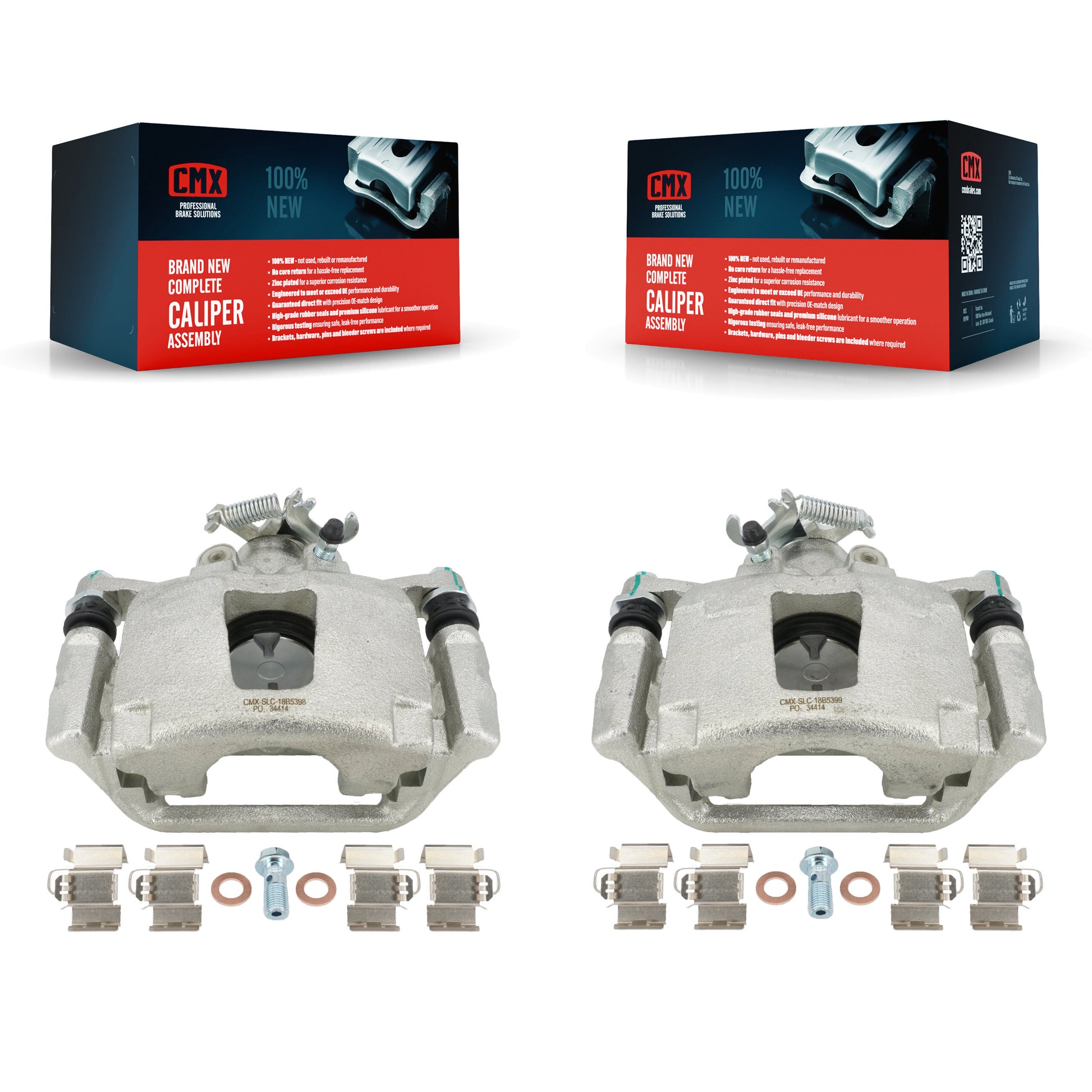 CMX KBC-100409 Disc Brake Caliper for 2012-2020 Dodge Grand Caravan, Ram C/V, Chrysler Town & Country & more - Rear product image