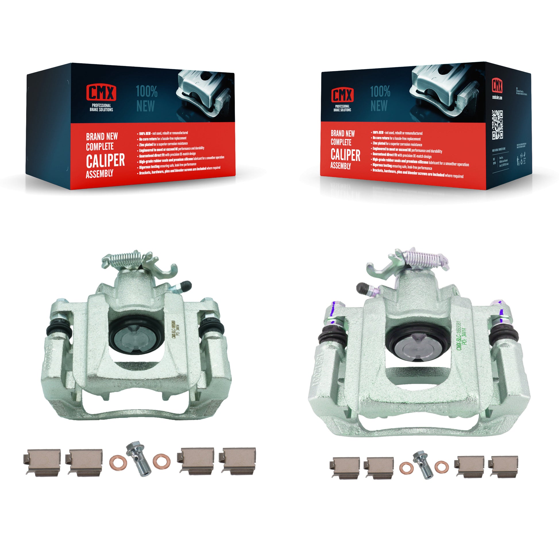 CMX KBC-100410 Disc Brake Caliper for 2008-2016 Ram C/V, Chrysler Town & Country, Dodge Grand Caravan & more - Rear product image