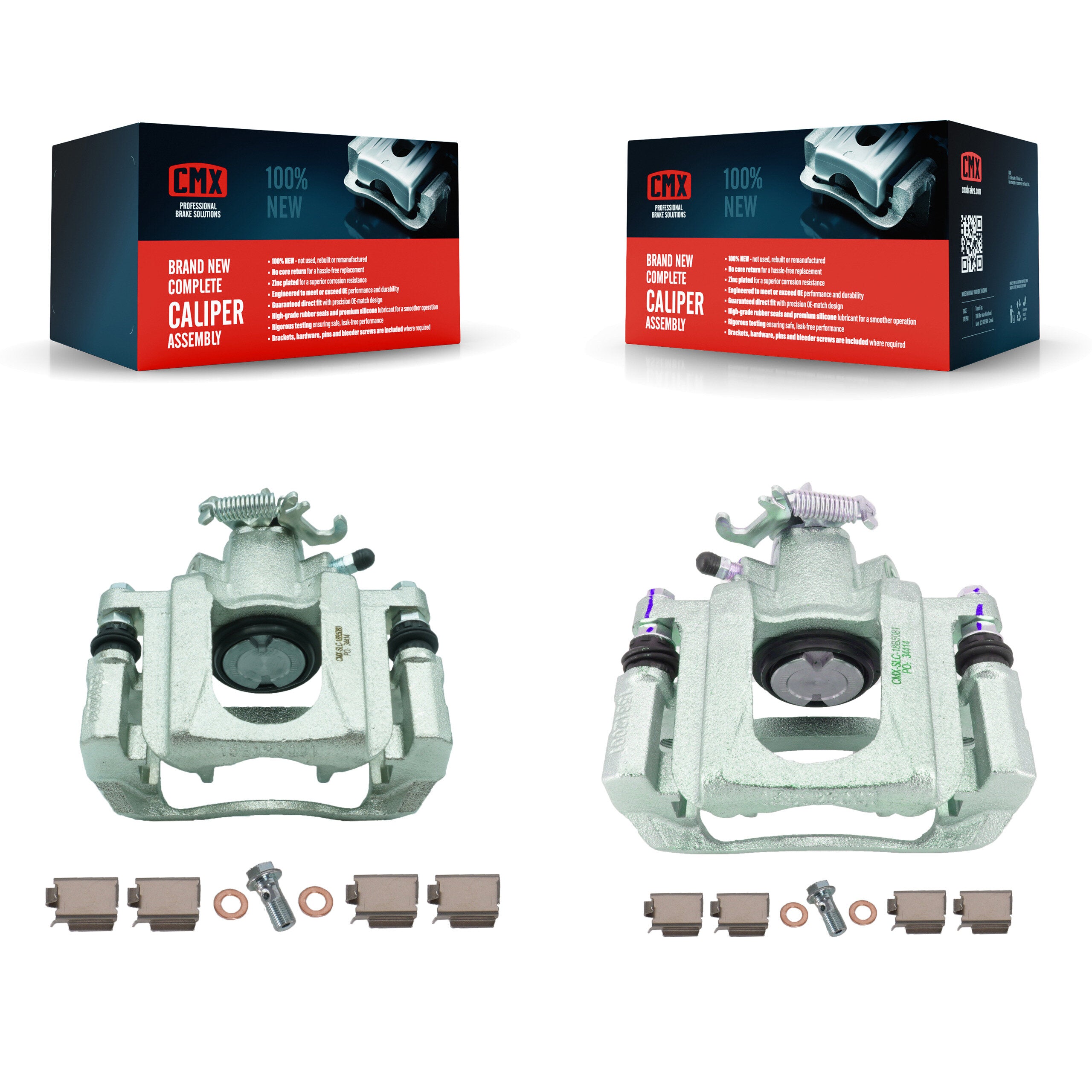 CMX KBC-100410 Disc Brake Caliper for 2008-2016 Ram C/V, Chrysler Town & Country, Dodge Grand Caravan & more - Rear product image