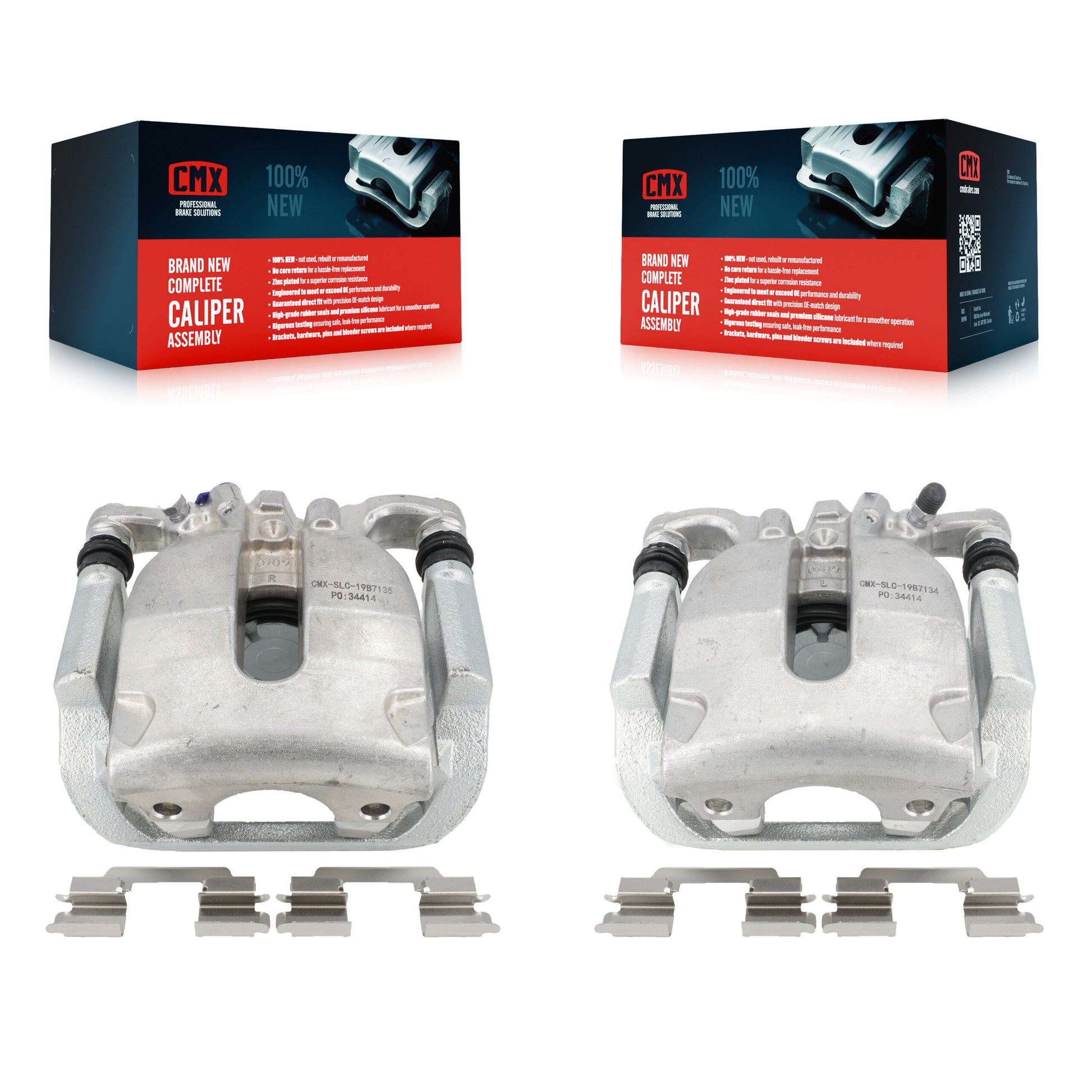 CMX KBC-100413 Disc Brake Caliper for 2012-2019 Mercedes-Benz GLE63 AMG S, Mercedes-Benz GLS550, Mercedes-Benz GLS63 AMG & more - Rear product image