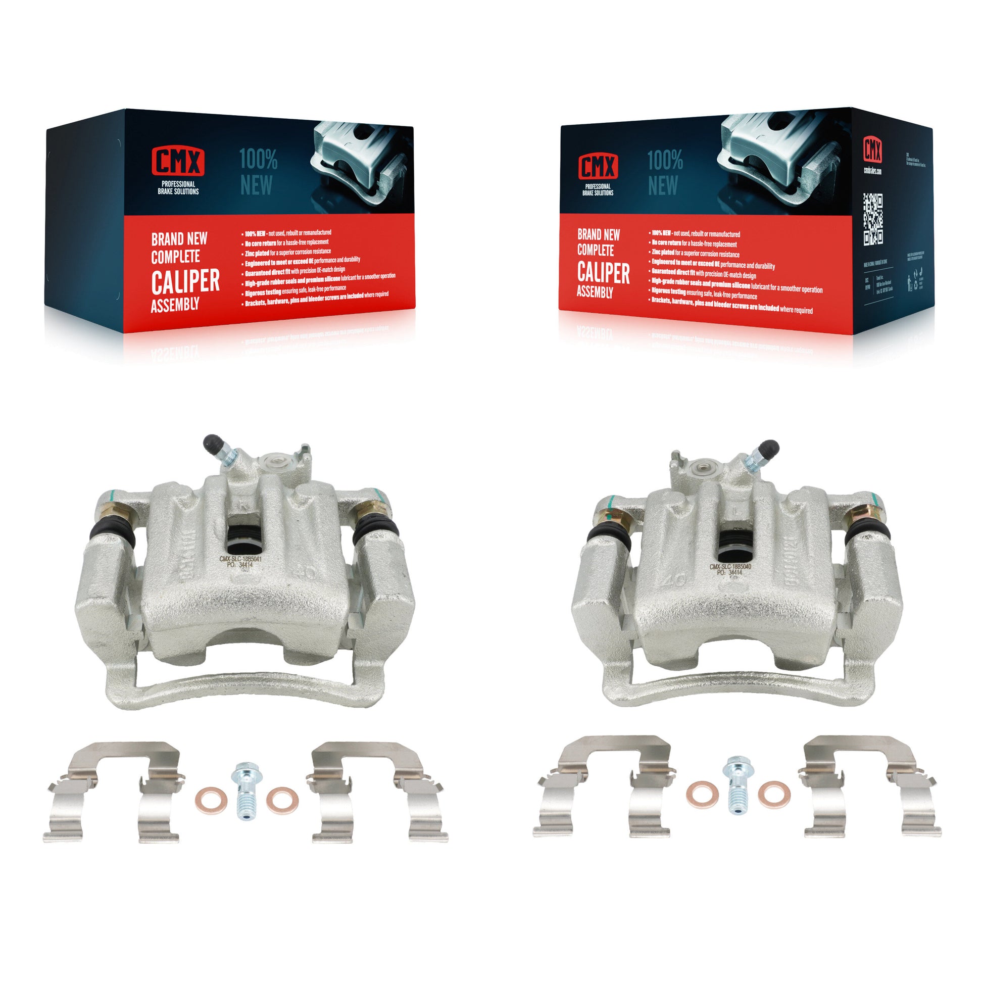 CMX KBC-100419 Disc Brake Caliper for 2007-2017 Chevrolet Captiva Sport, GMC Terrain, Saturn Vue & more - Rear product image