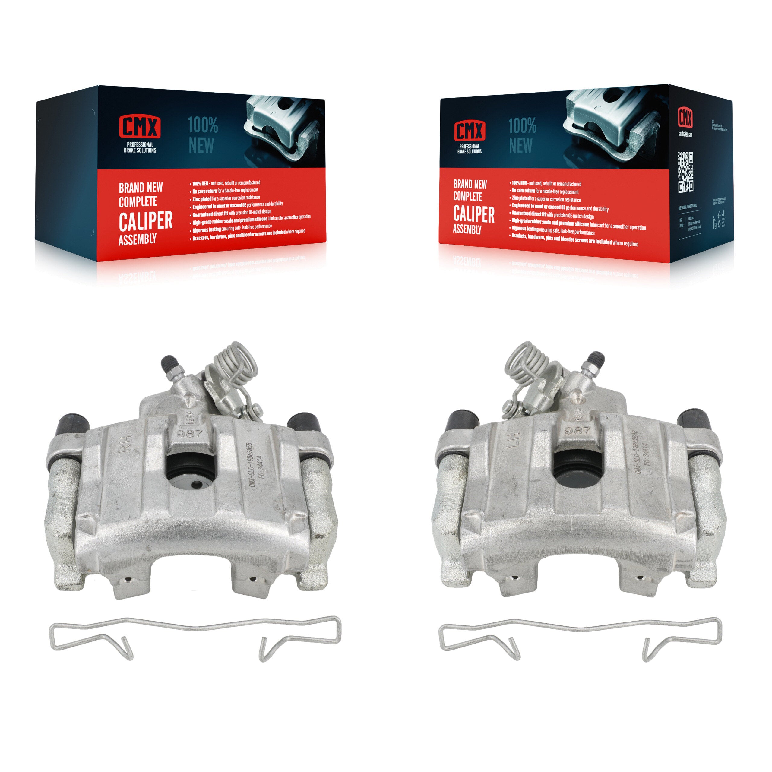 CMX KBC-100420 Disc Brake Caliper for 2012-2022 Ford EcoSport, Ford Focus - Rear product image