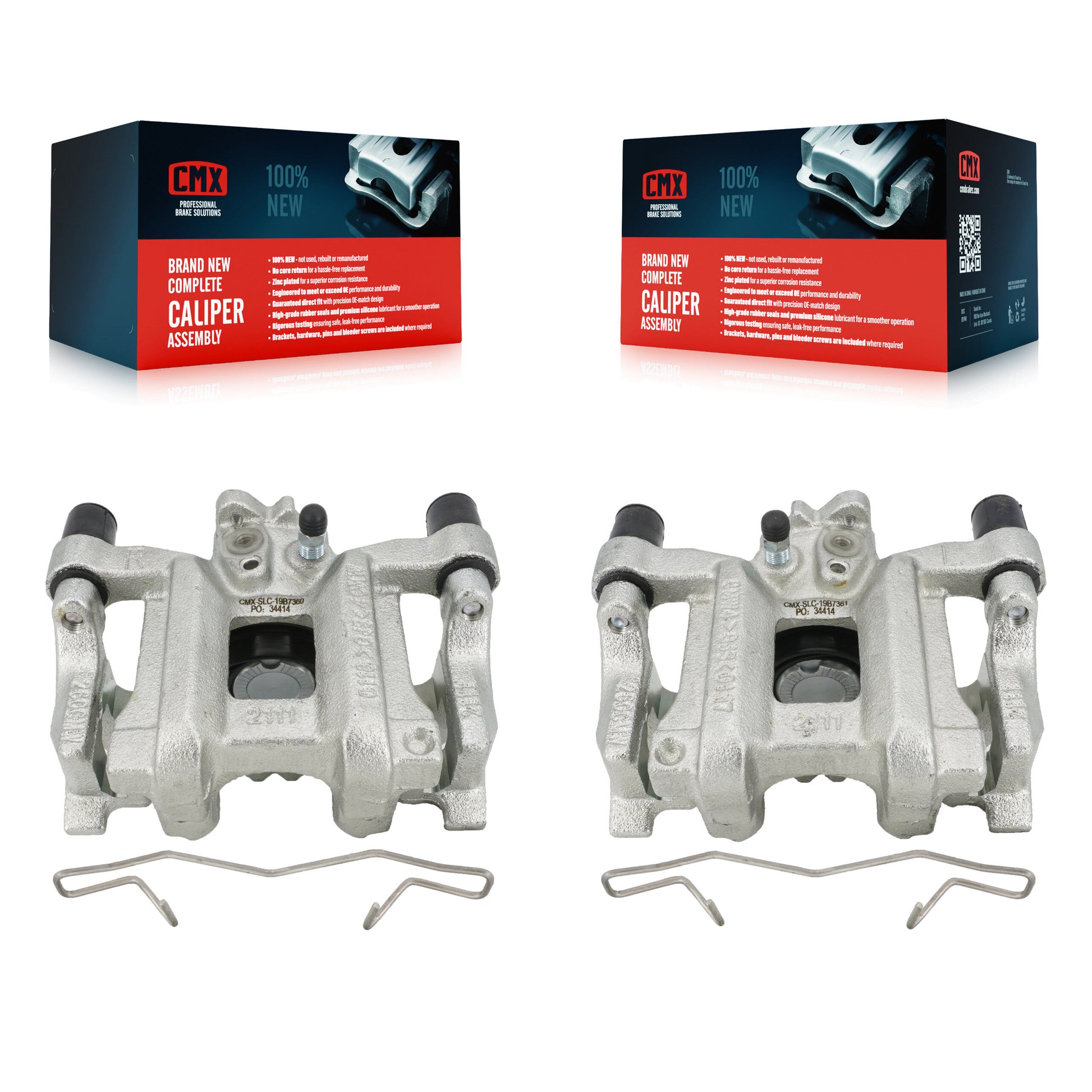 CMX KBC-100430 Disc Brake Caliper for 2016-2022 Honda Civic, Honda Insight - Rear product image