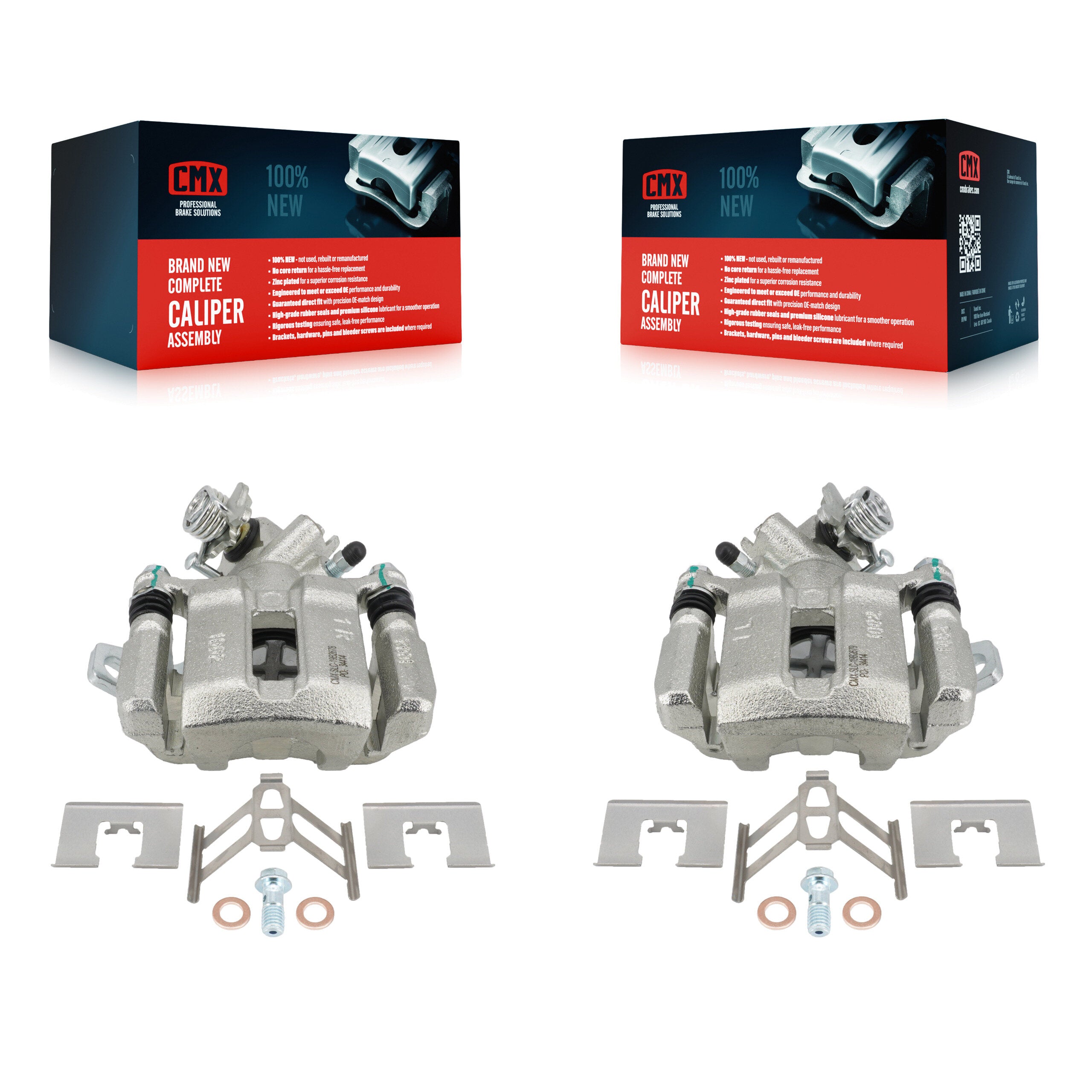 CMX KBC-100431 Disc Brake Caliper for 2001-2006 Acura RSX, Honda Civic, Acura EL - Rear product image