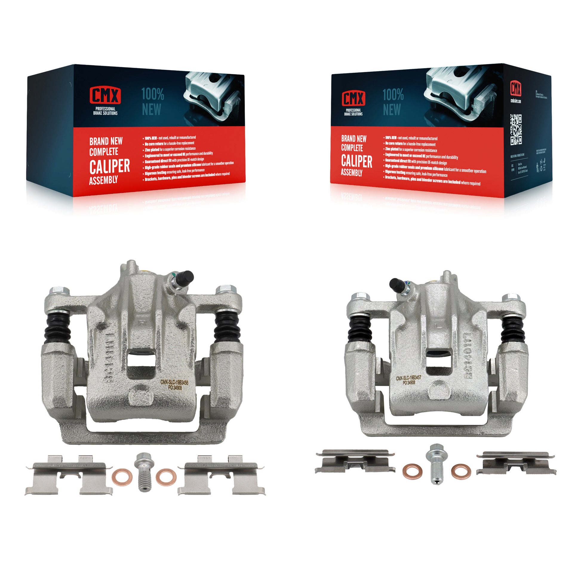 CMX KBC-100436 Disc Brake Caliper for 2007-2010 Hyundai Elantra - Rear product image