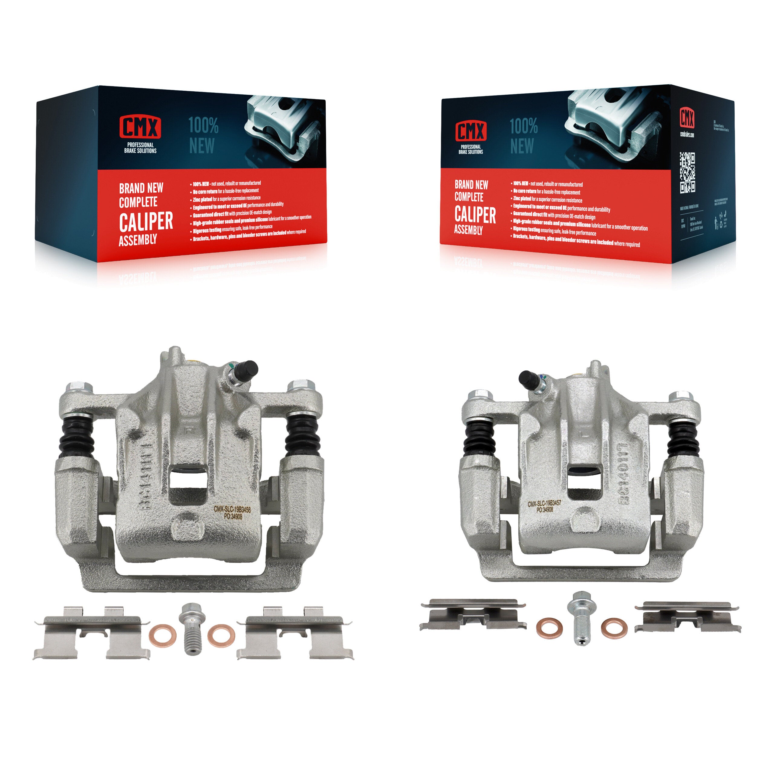 CMX KBC-100436 Disc Brake Caliper for 2007-2010 Hyundai Elantra - Rear product image
