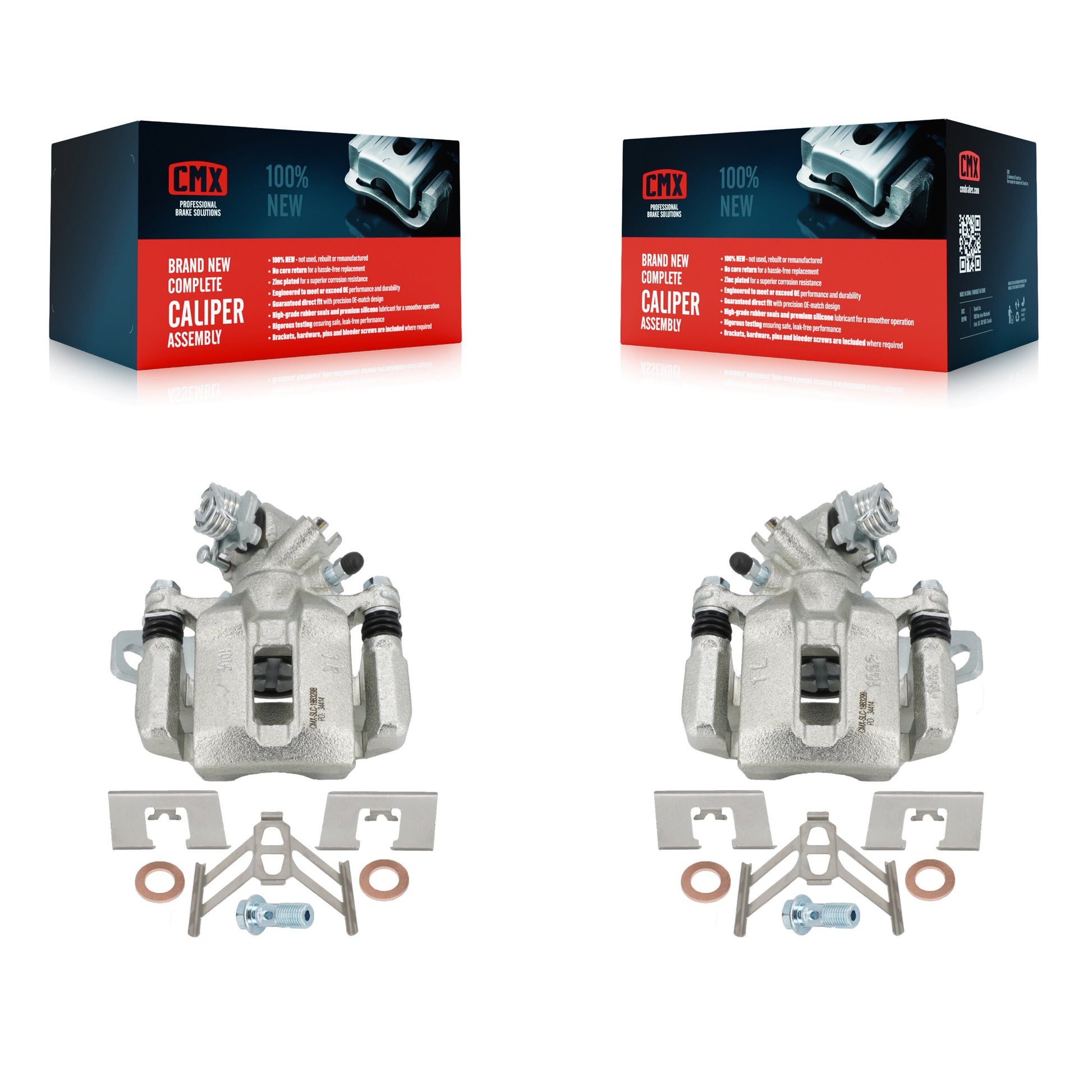 CMX KBC-100440 Disc Brake Caliper for 2006-2018 Acura ILX, Honda Civic, Acura CSX - Rear product image
