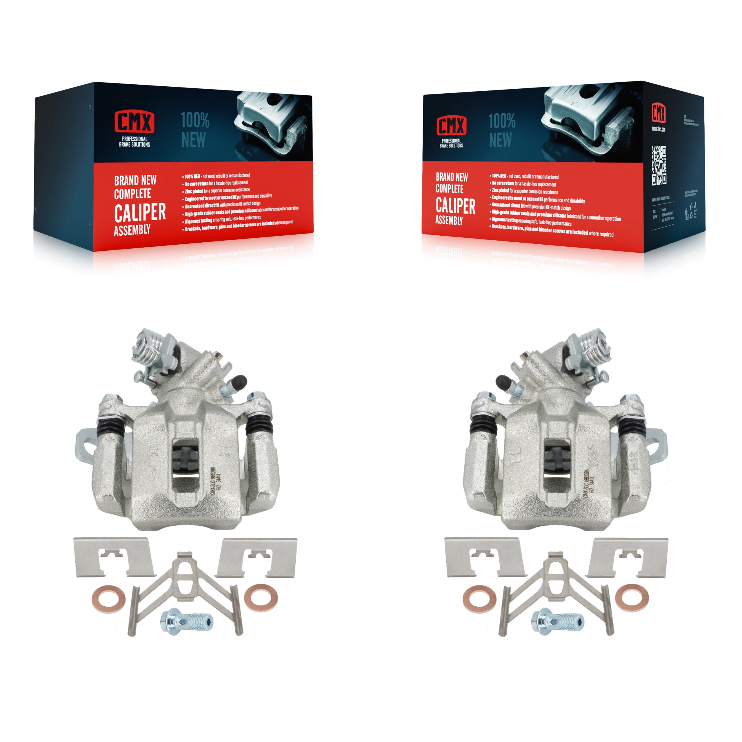CMX KBC-100440 Disc Brake Caliper for 2006-2018 Acura ILX, Honda Civic, Acura CSX - Rear product image