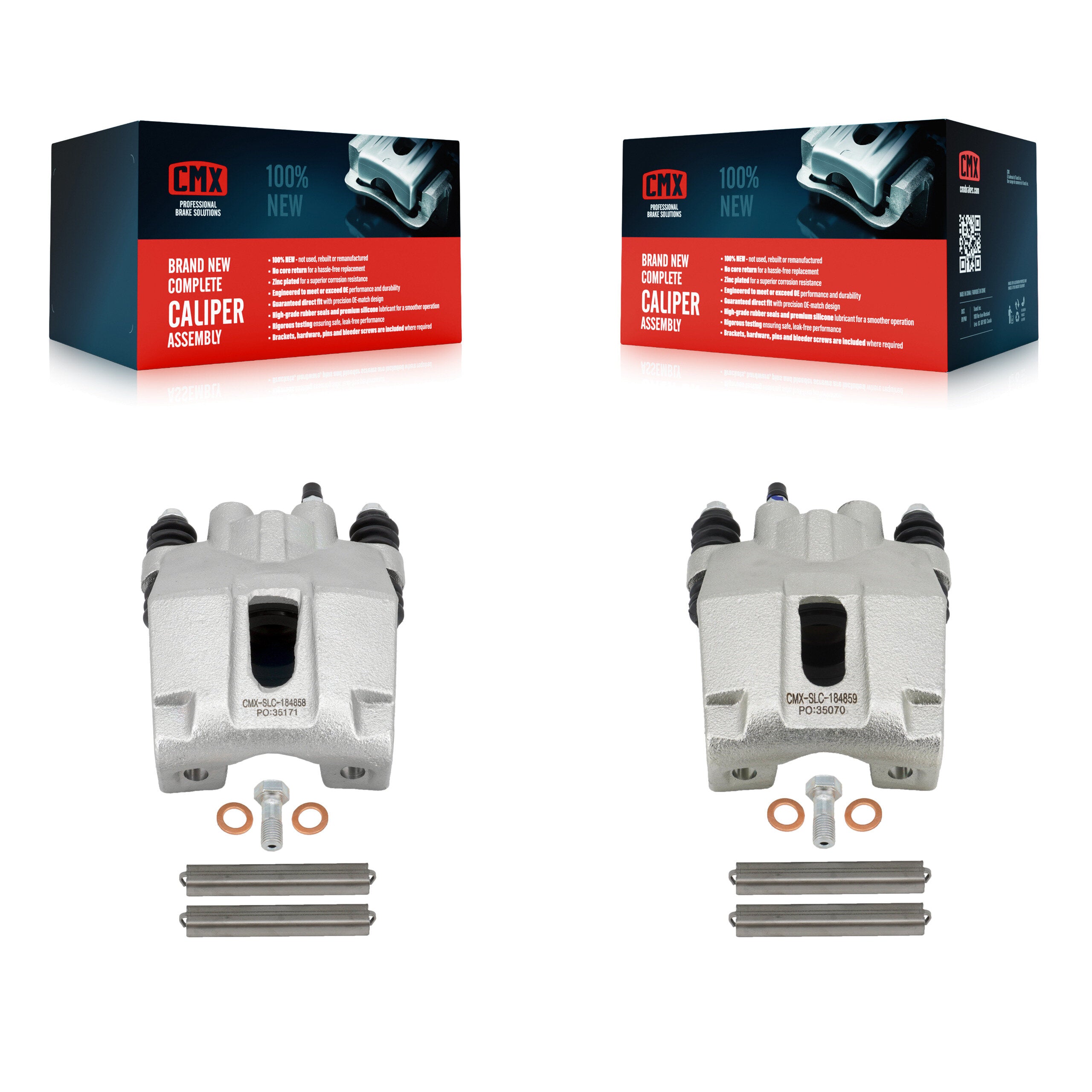CMX KBC-100442 Disc Brake Caliper for 2004-2011 Lincoln Mark LT, Ford F-150 - Rear product image