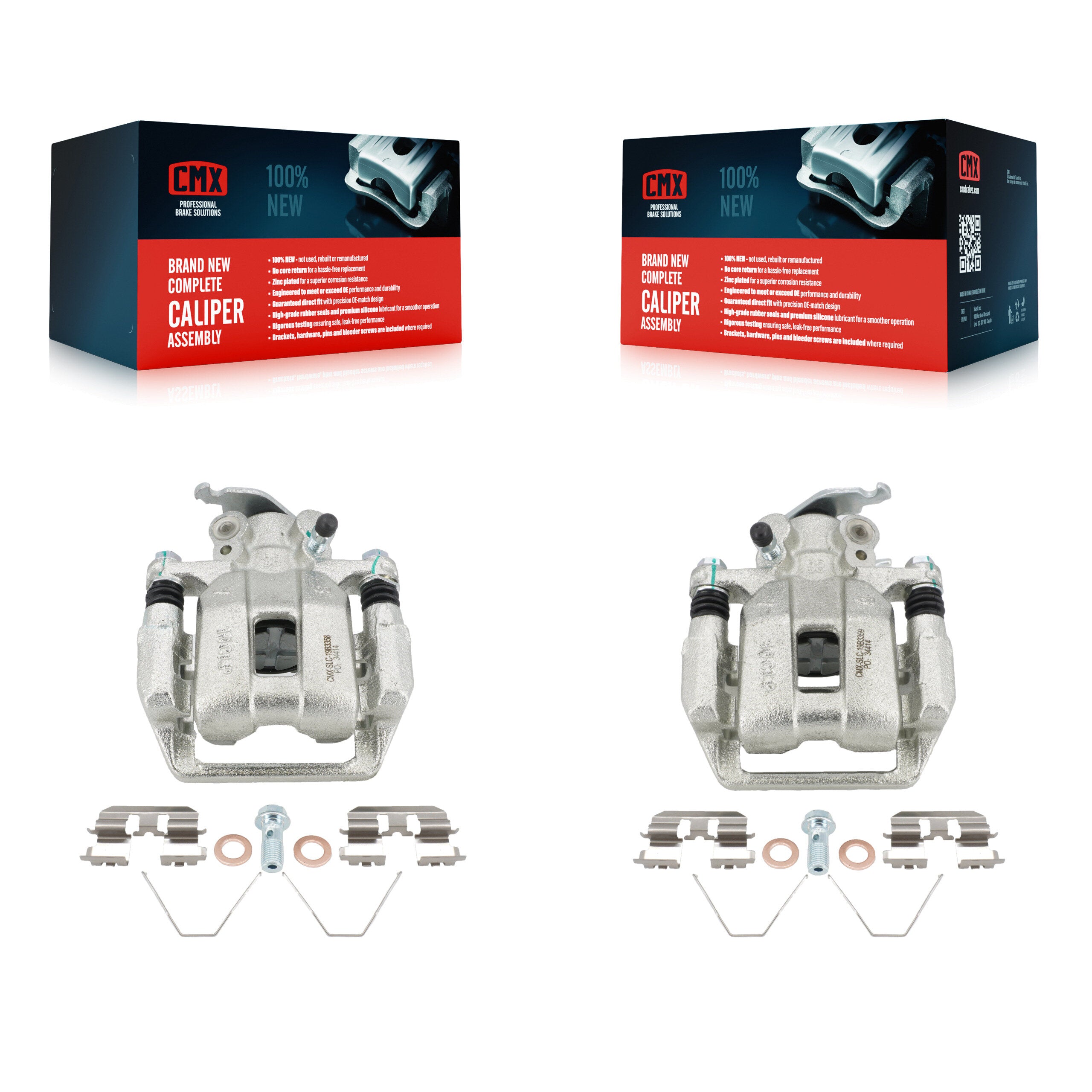 CMX KBC-100449 Disc Brake Caliper for 2008-2014 Acura TSX, Honda Accord - Rear product image