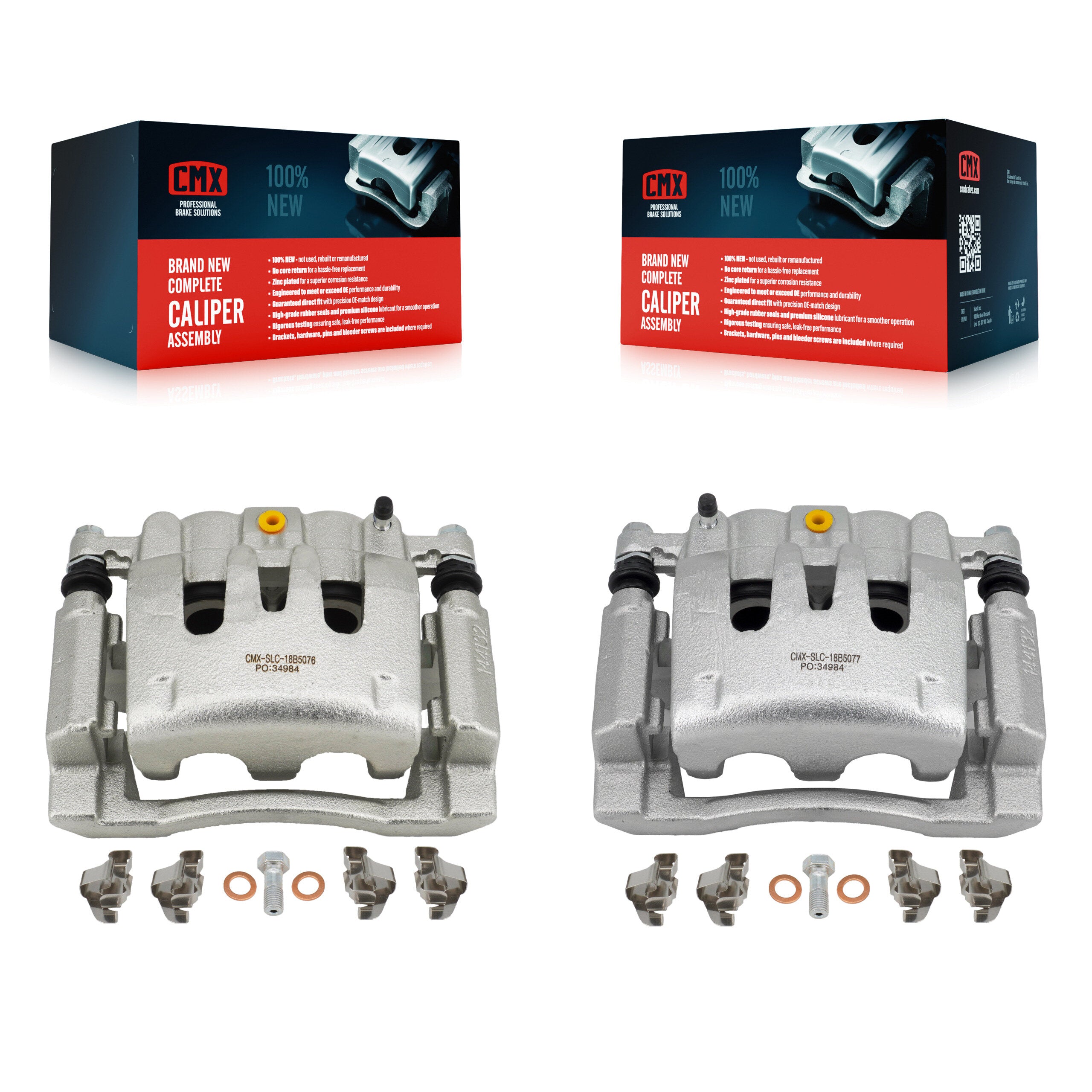 CMX KBC-100453 Disc Brake Caliper for 2008-2012 Ford F-250 Super Duty, Ford F-350 Super Duty - Rear product image