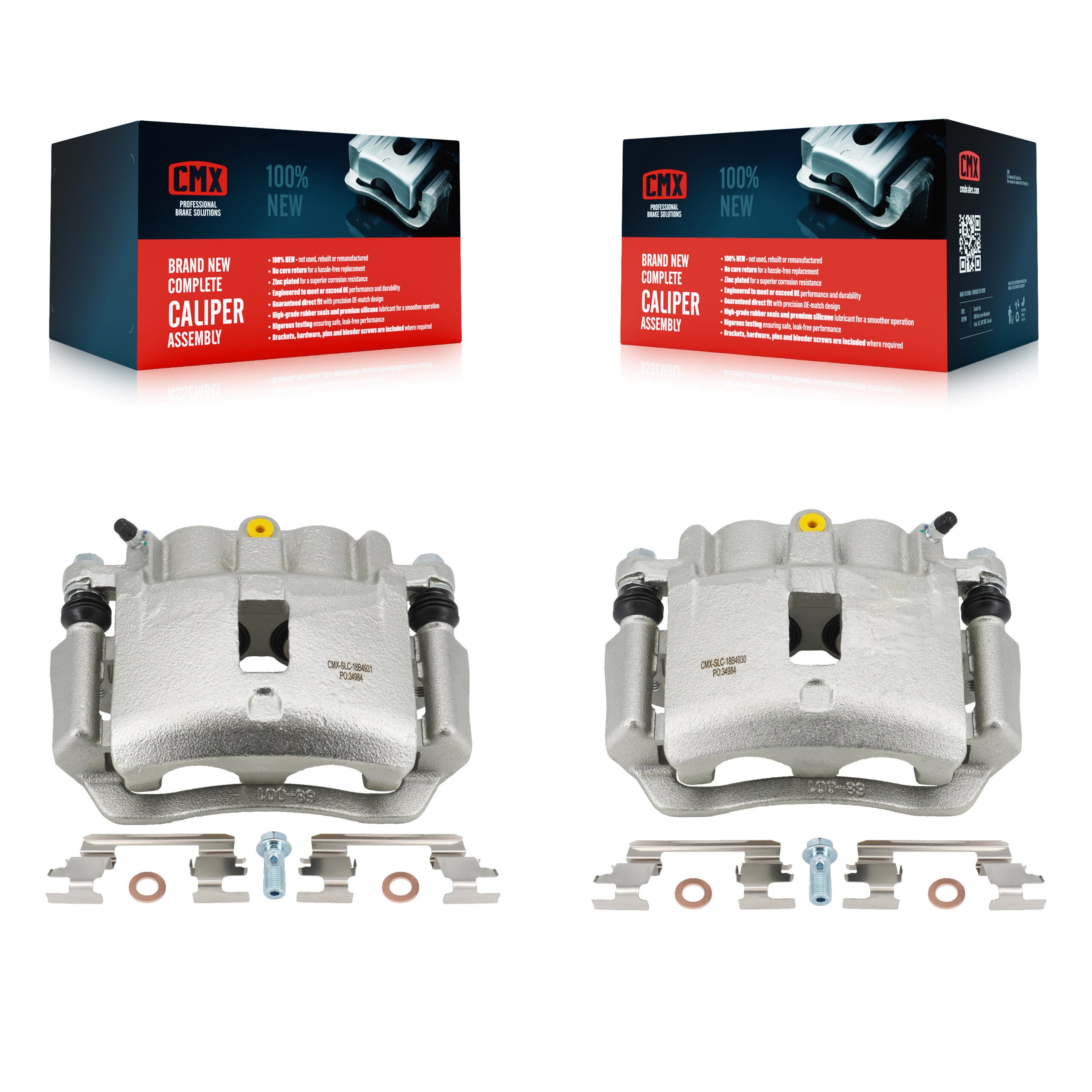 CMX KBC-100603 Disc Brake Caliper for 2003-2006 Chevrolet Express 2500, GMC Savana 2500 - Rear product image
