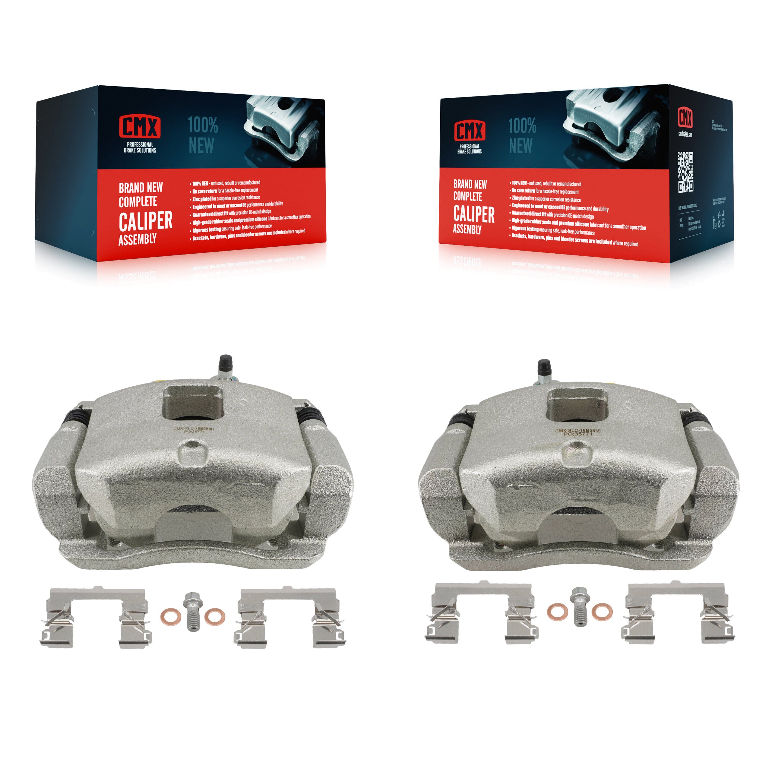 CMX KBC-100614 Disc Brake Caliper for 2016-2021 Chevrolet Camaro, Buick Regal Sportback, Buick Regal TourX - Front product image
