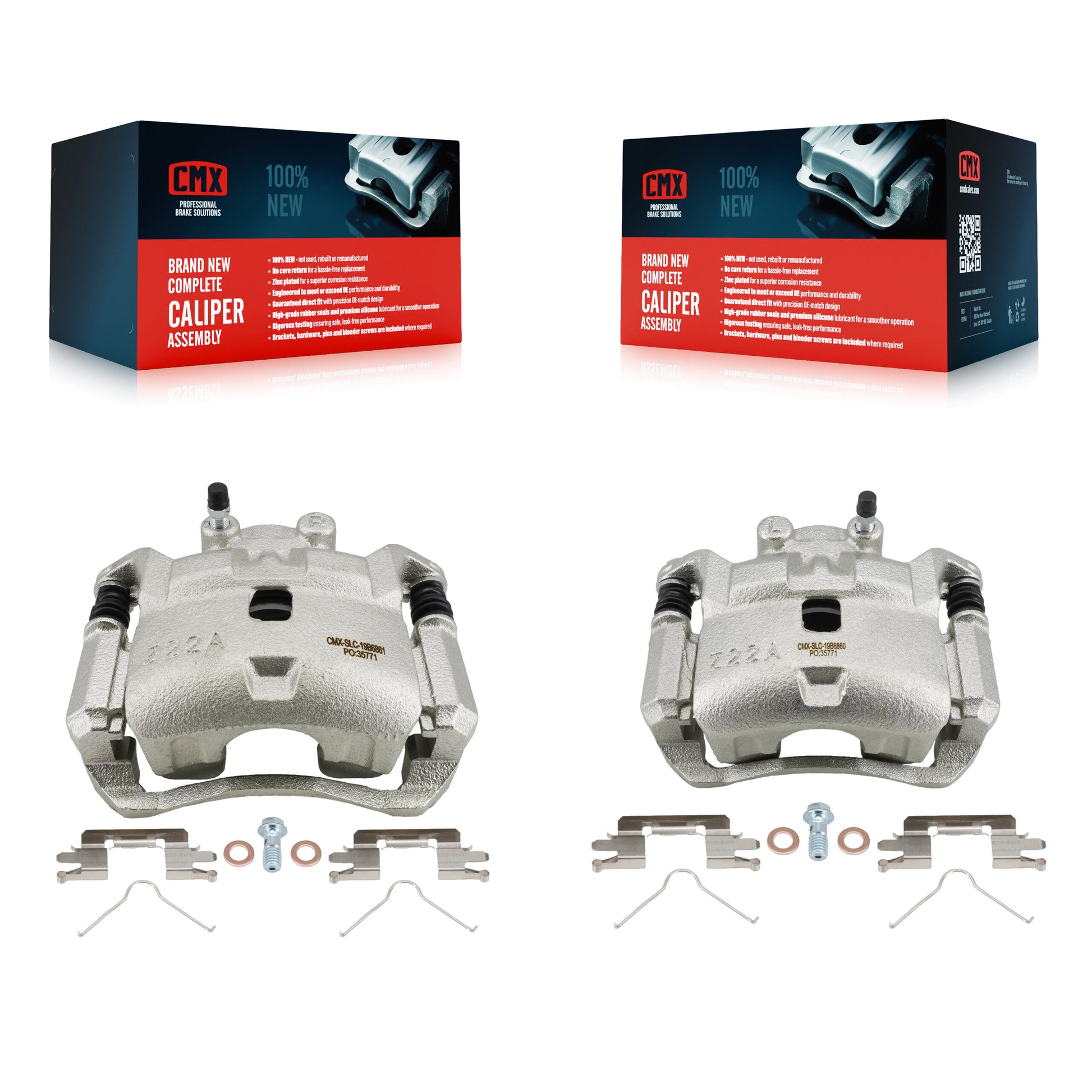 CMX KBC-100617 Disc Brake Caliper for 2012-2019 Nissan Micra, Nissan Versa Note, Nissan Versa - Front product image