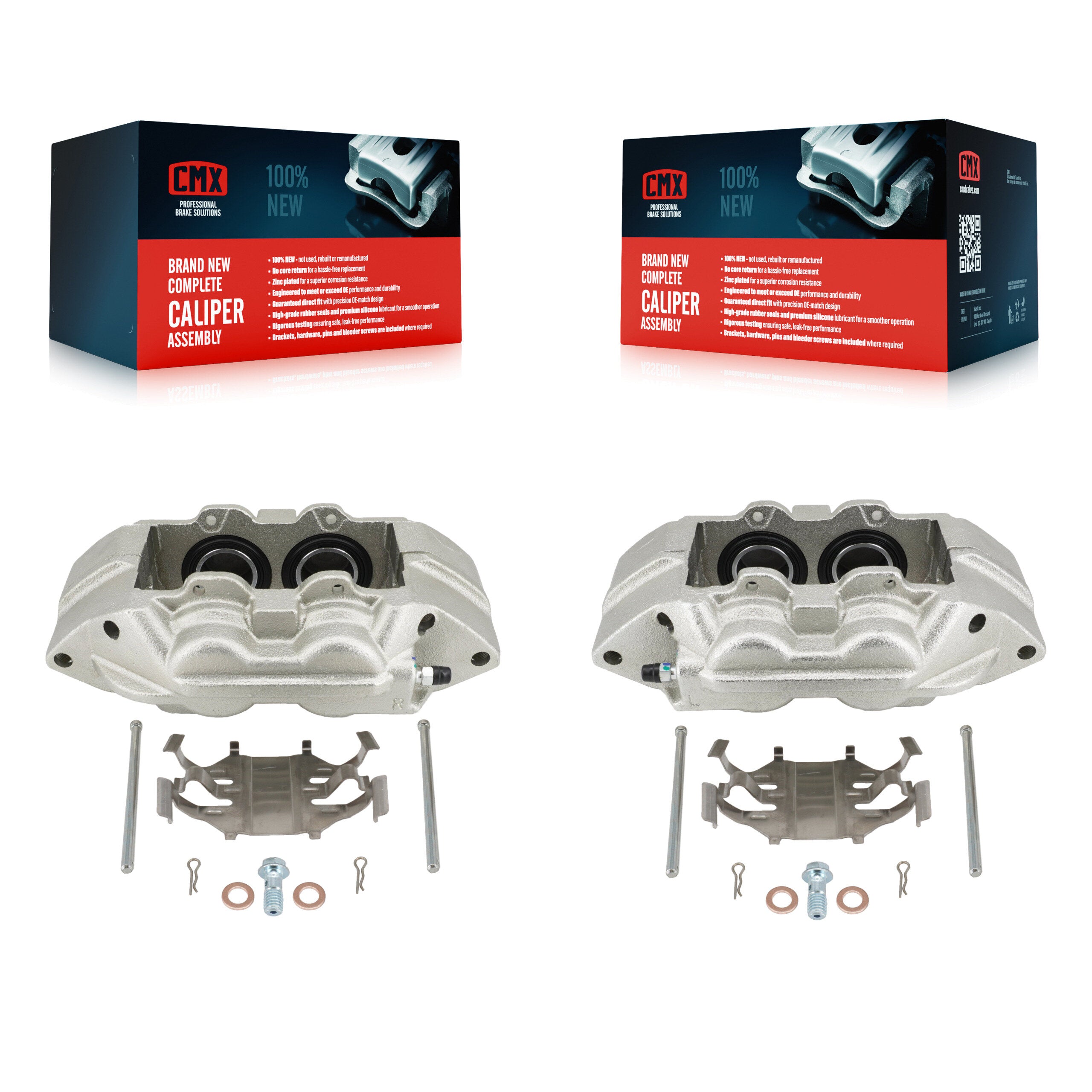CMX KBC-100628 Disc Brake Caliper for 2015-2020 Chevrolet Colorado, GMC Canyon - Front product image