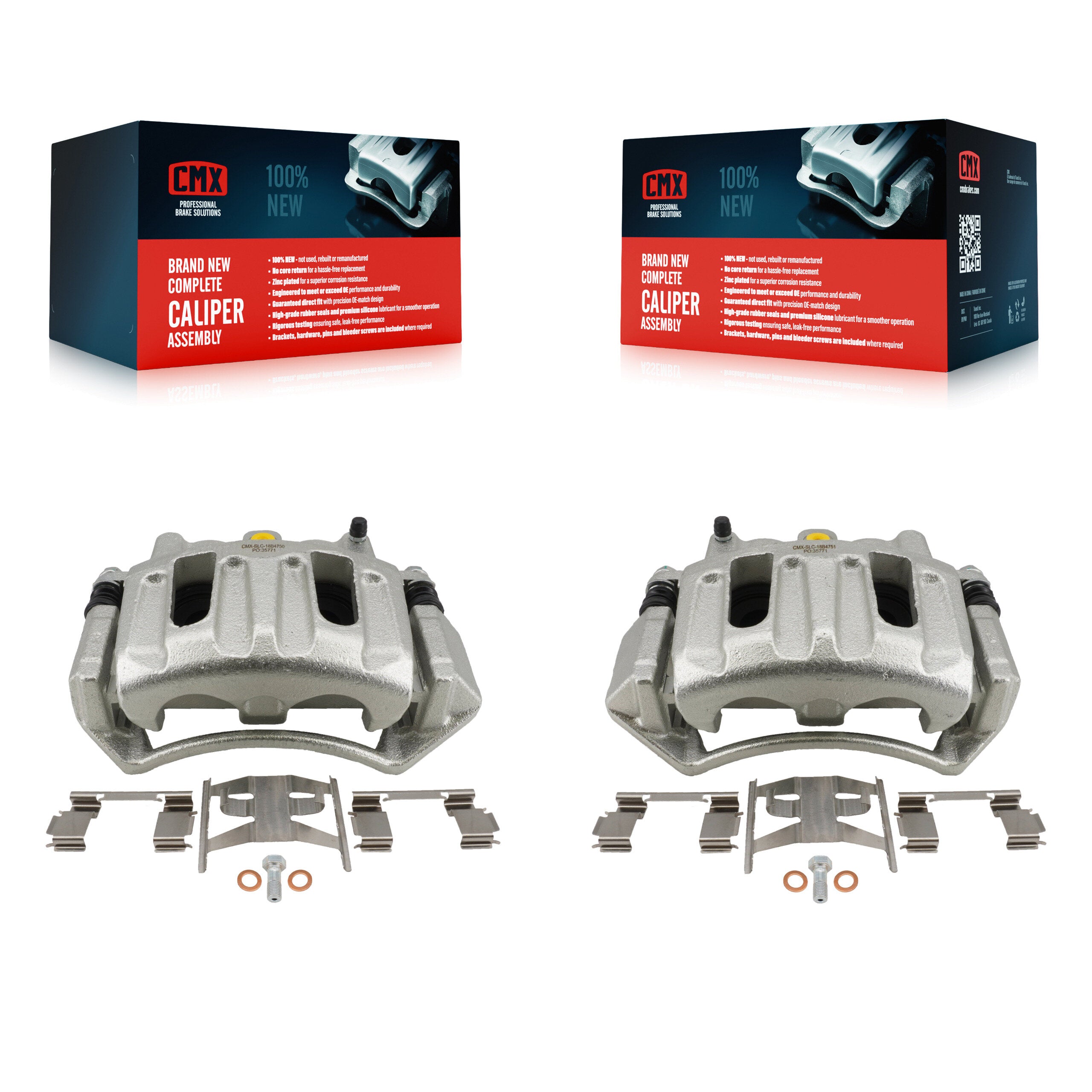 CMX KBC-100634 Disc Brake Caliper for 2000-2004 Ford F-150 Heritage, Lincoln Blackwood, Ford F-150 - Front product image