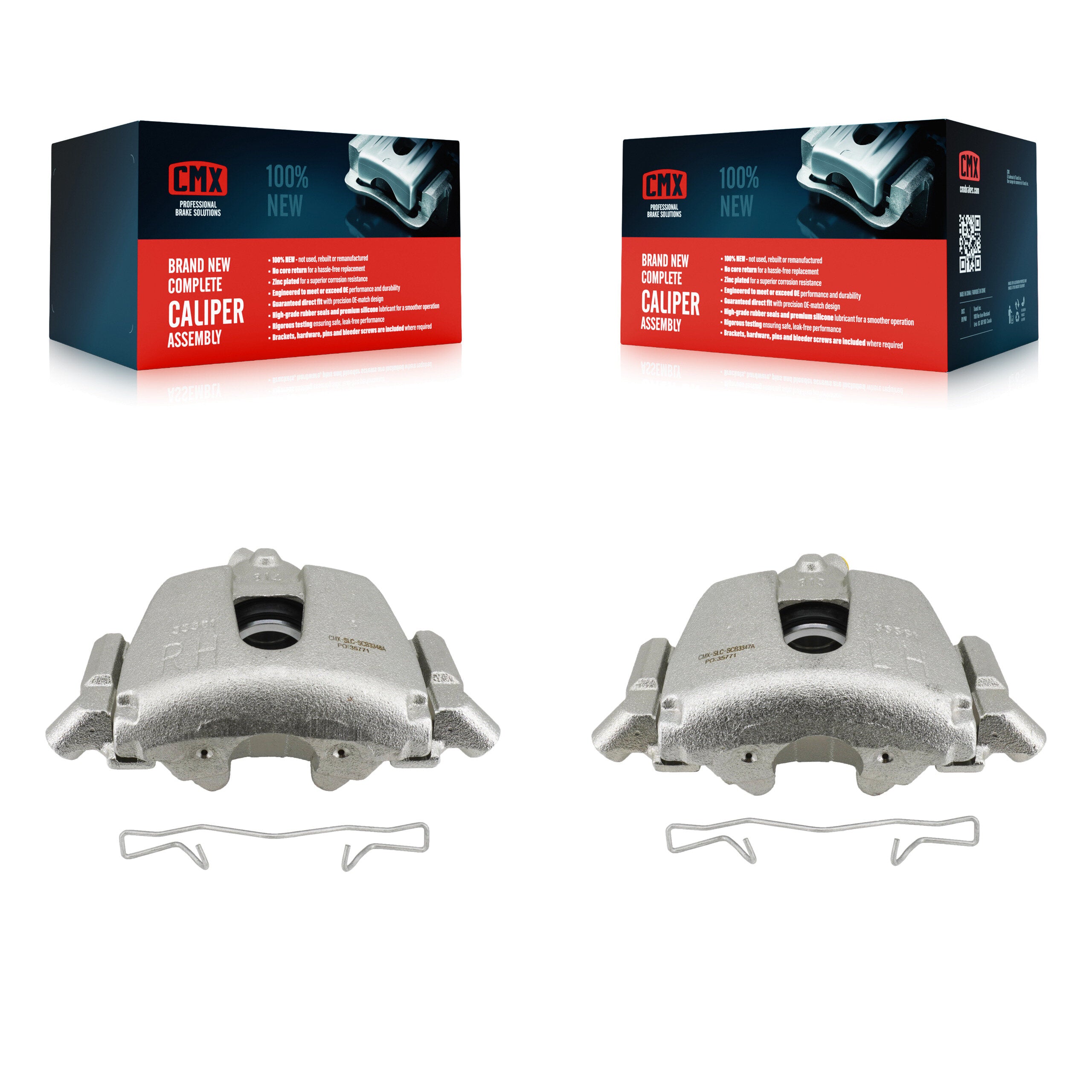 CMX KBC-100637 Disc Brake Caliper for 2013-2019 Ford C-Max, Ford Escape - Front product image