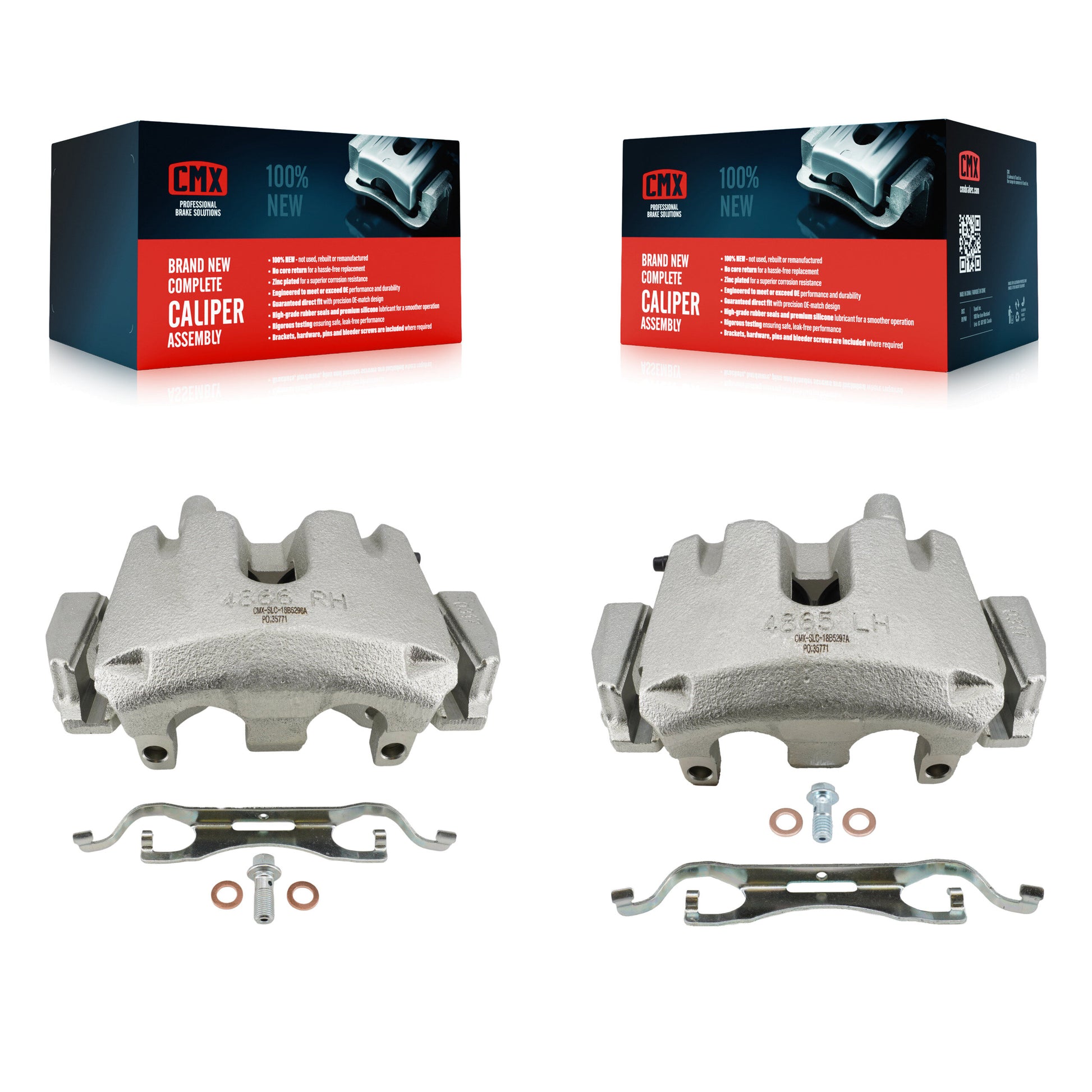 CMX KBC-100638 Disc Brake Caliper for 2011-2024 Dodge Durango, Jeep Grand Cherokee - Front product image