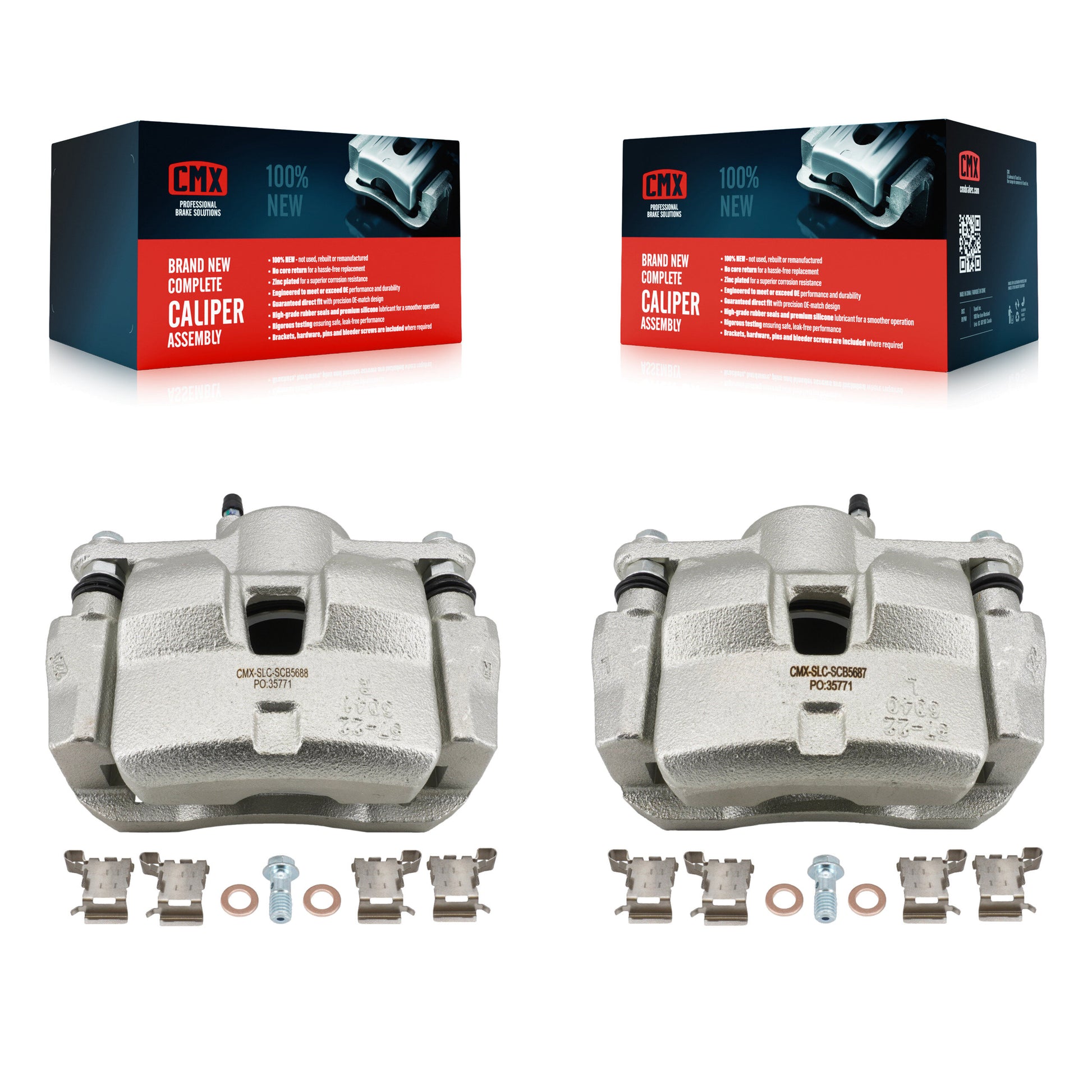 CMX KBC-100641 Disc Brake Caliper for 2019-2024 Toyota Corolla, Toyota Prius Prime - Front product image