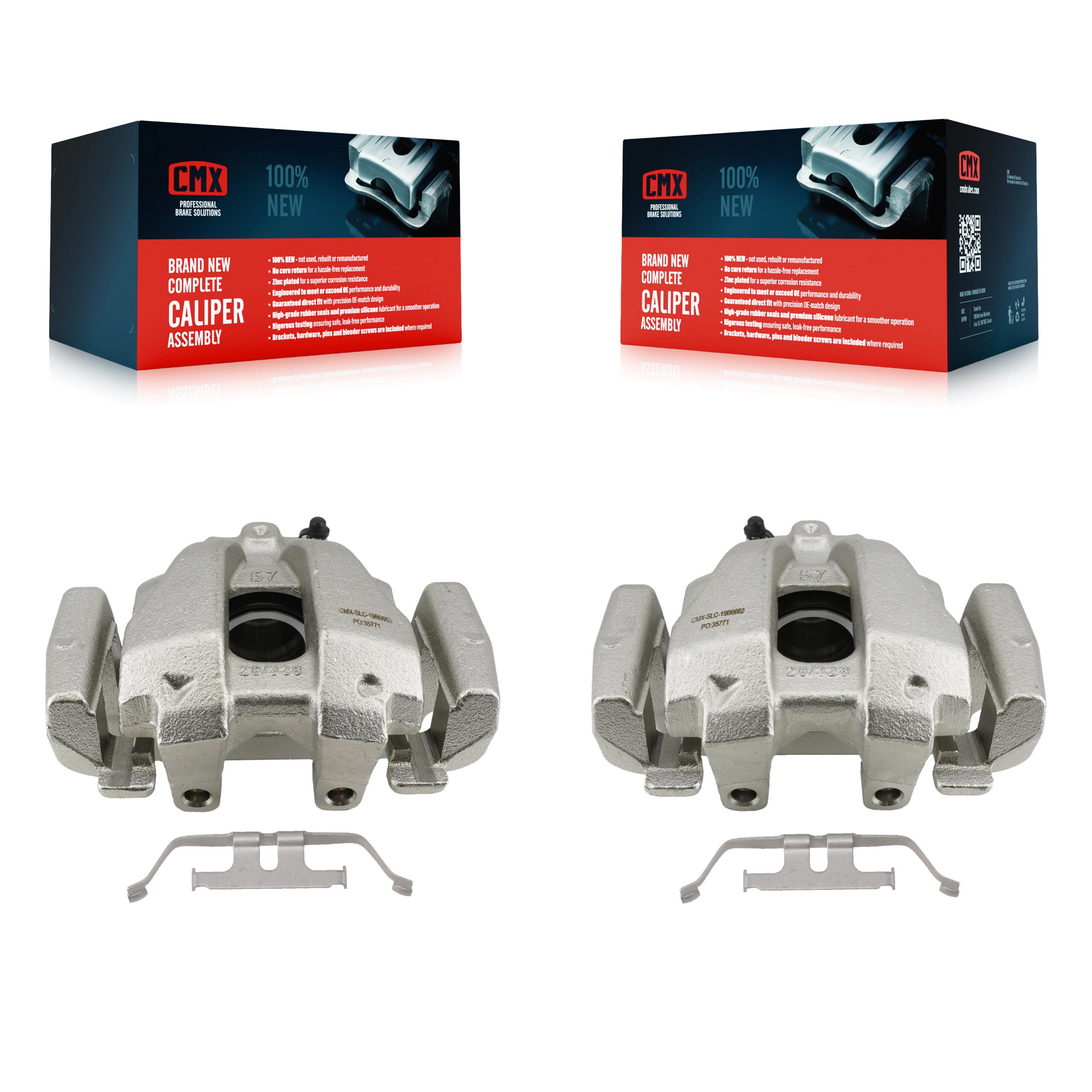 CMX KBC-100649 Disc Brake Caliper for 2011-2018 BMW X4, BMW X3 - Front product image
