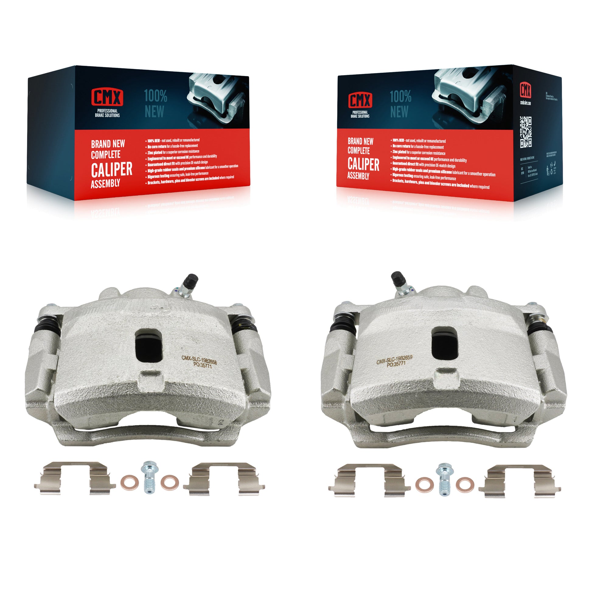 CMX KBC-100652 Disc Brake Caliper for 2001-2005 Honda Civic, Acura EL - Front product image