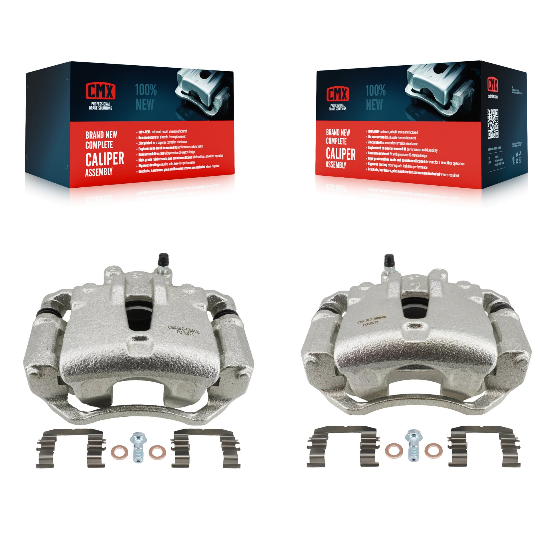 CMX KBC-100654 Disc Brake Caliper for 2010-2013 Kia Forte5, Kia Forte, Kia Forte Koup - Front product image