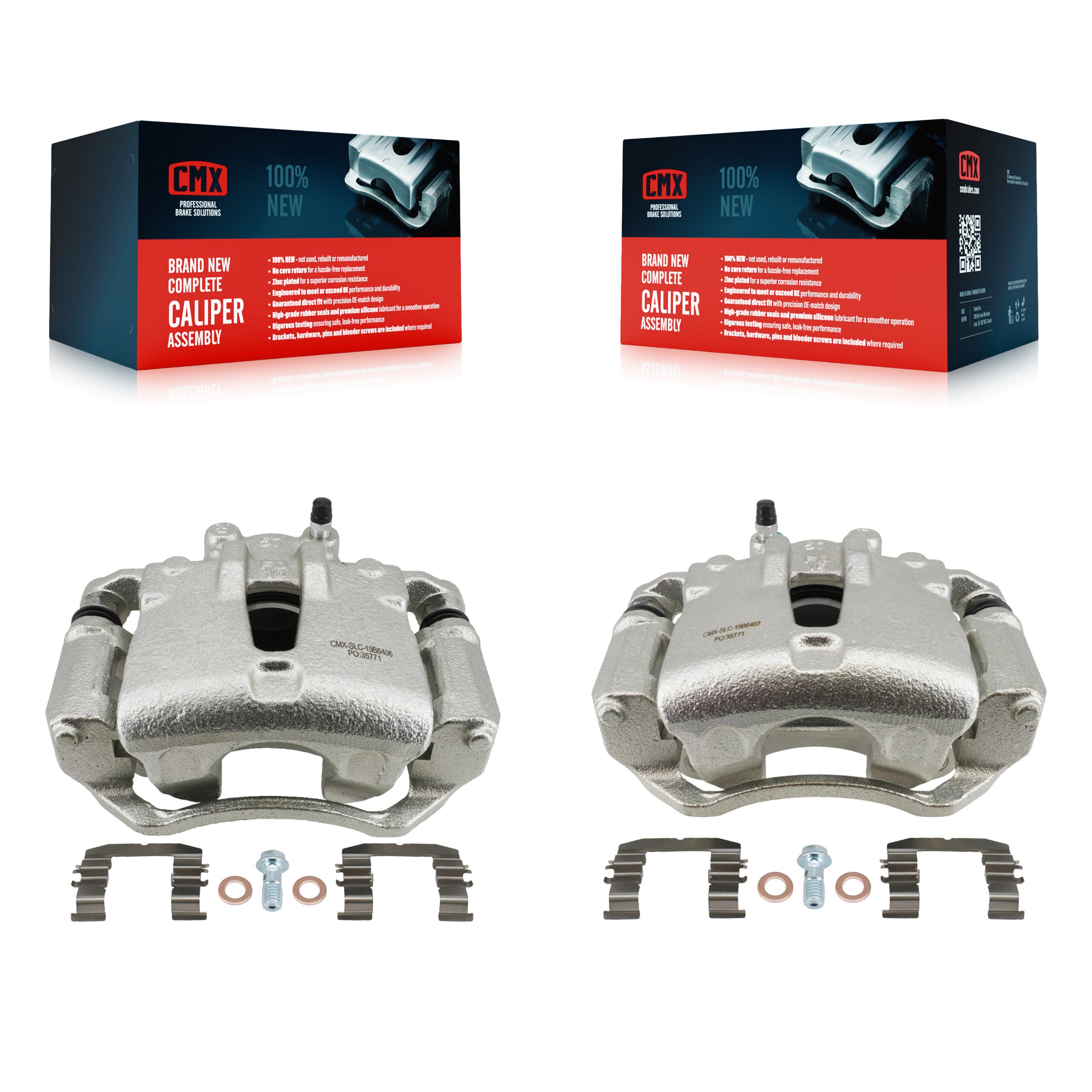 CMX KBC-100654 Disc Brake Caliper for 2010-2013 Kia Forte5, Kia Forte, Kia Forte Koup - Front product image