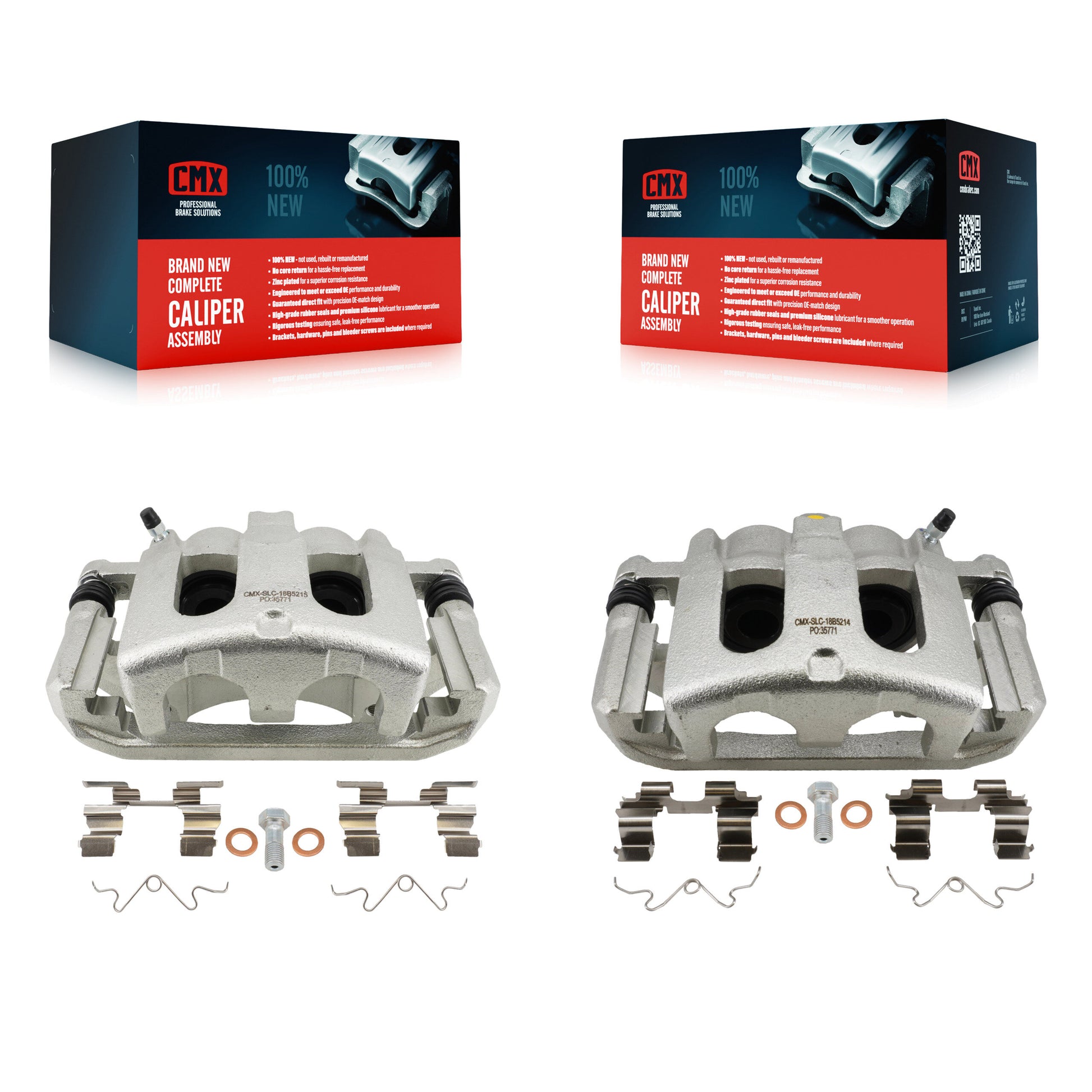 CMX KBC-100659 Disc Brake Caliper for 2009-2019 Ford Explorer, Ford Flex, Ford Taurus & more - Front product image