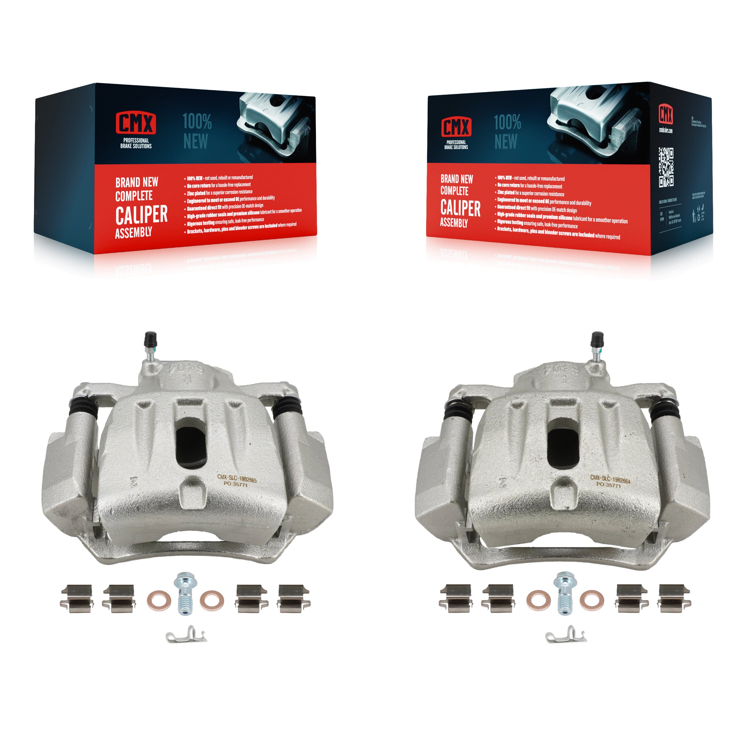 CMX KBC-100660 Disc Brake Caliper for 2001-2007 Toyota Highlander - Front product image