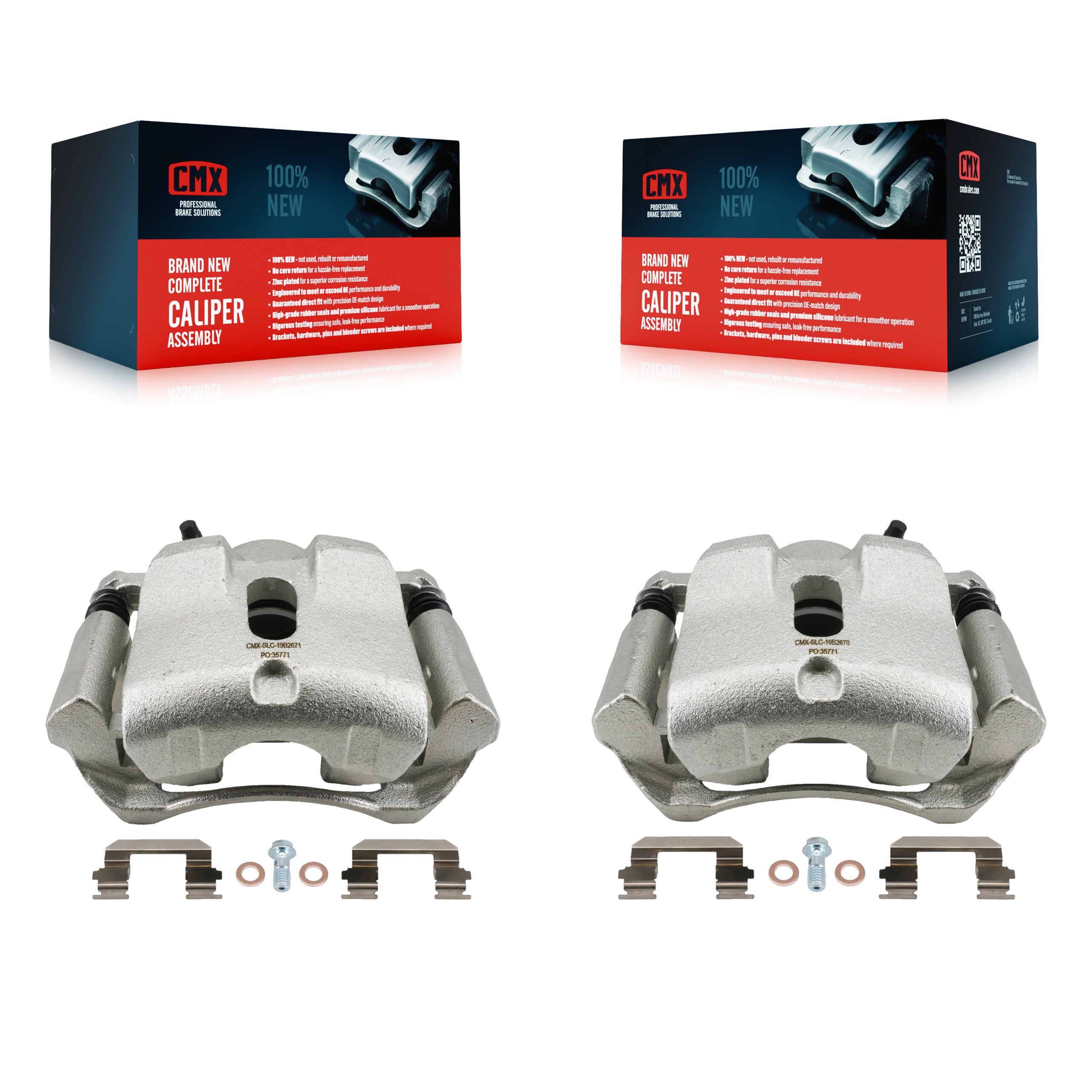 CMX KBC-100661 Disc Brake Caliper for 2003-2008 Honda Pilot - Front product image