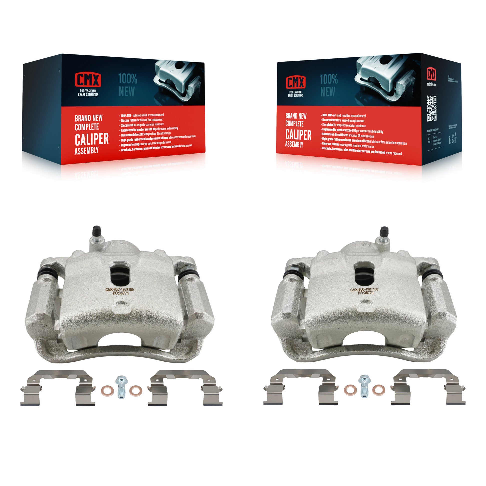 CMX KBC-100662 Disc Brake Caliper for 2013-2018 Kia Forte, Kia Forte5, Kia Forte Koup & more - Front product image