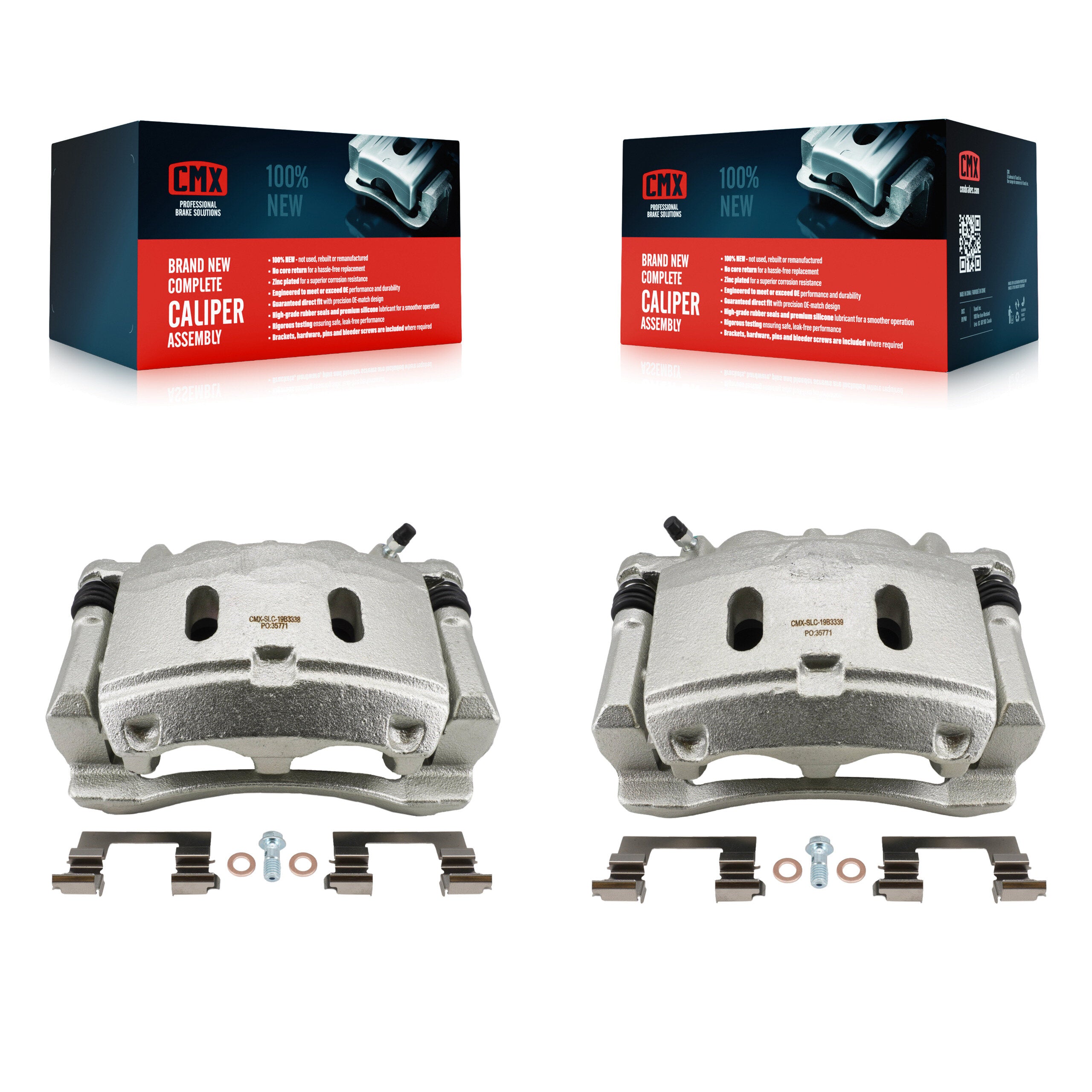 CMX KBC-100671 Disc Brake Caliper for 2007-2024 Nissan Armada, Nissan TITAN, INFINITI QX80 & more - Front product image