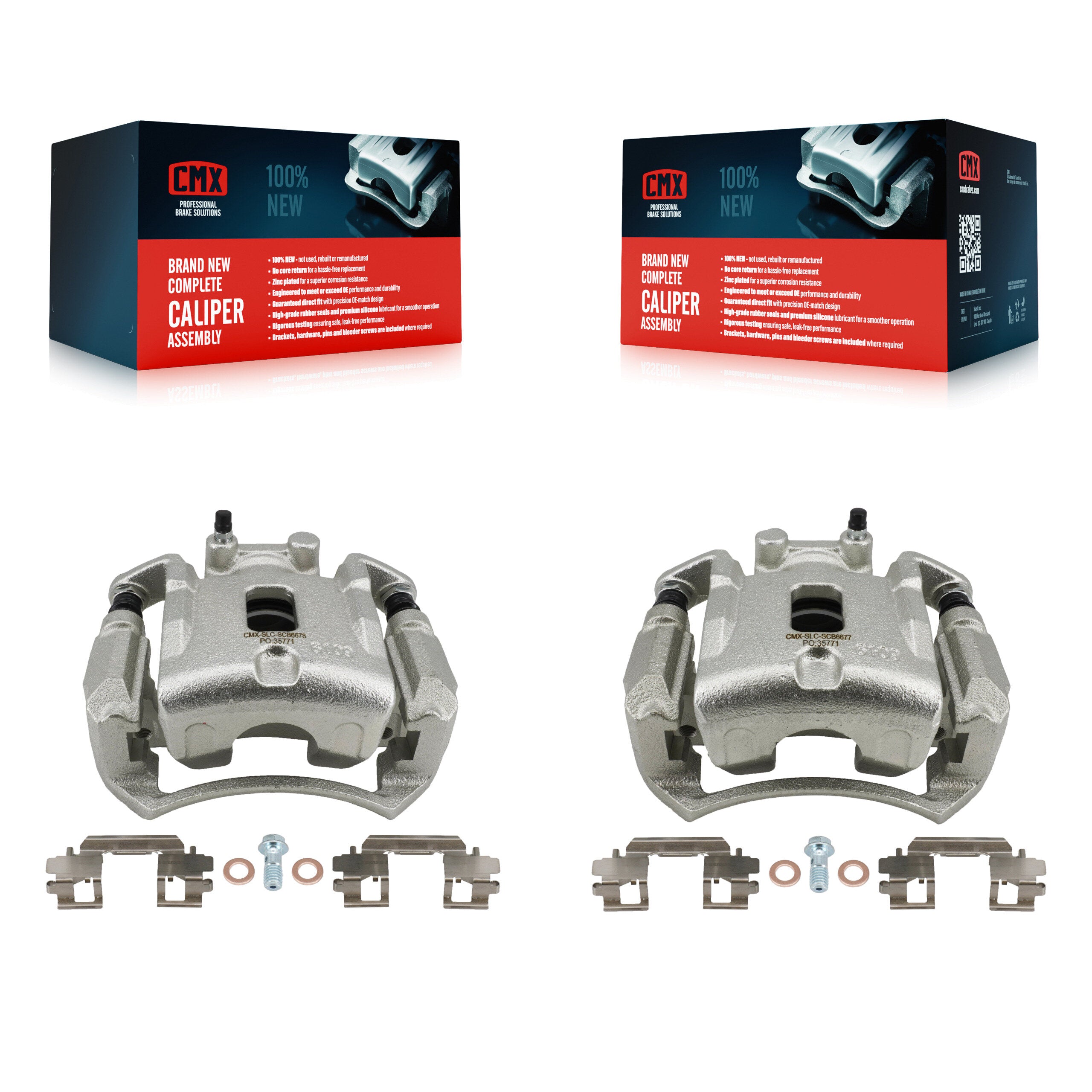 CMX KBC-100689 Disc Brake Caliper for 2020-2024 Nissan Sentra - Front product image