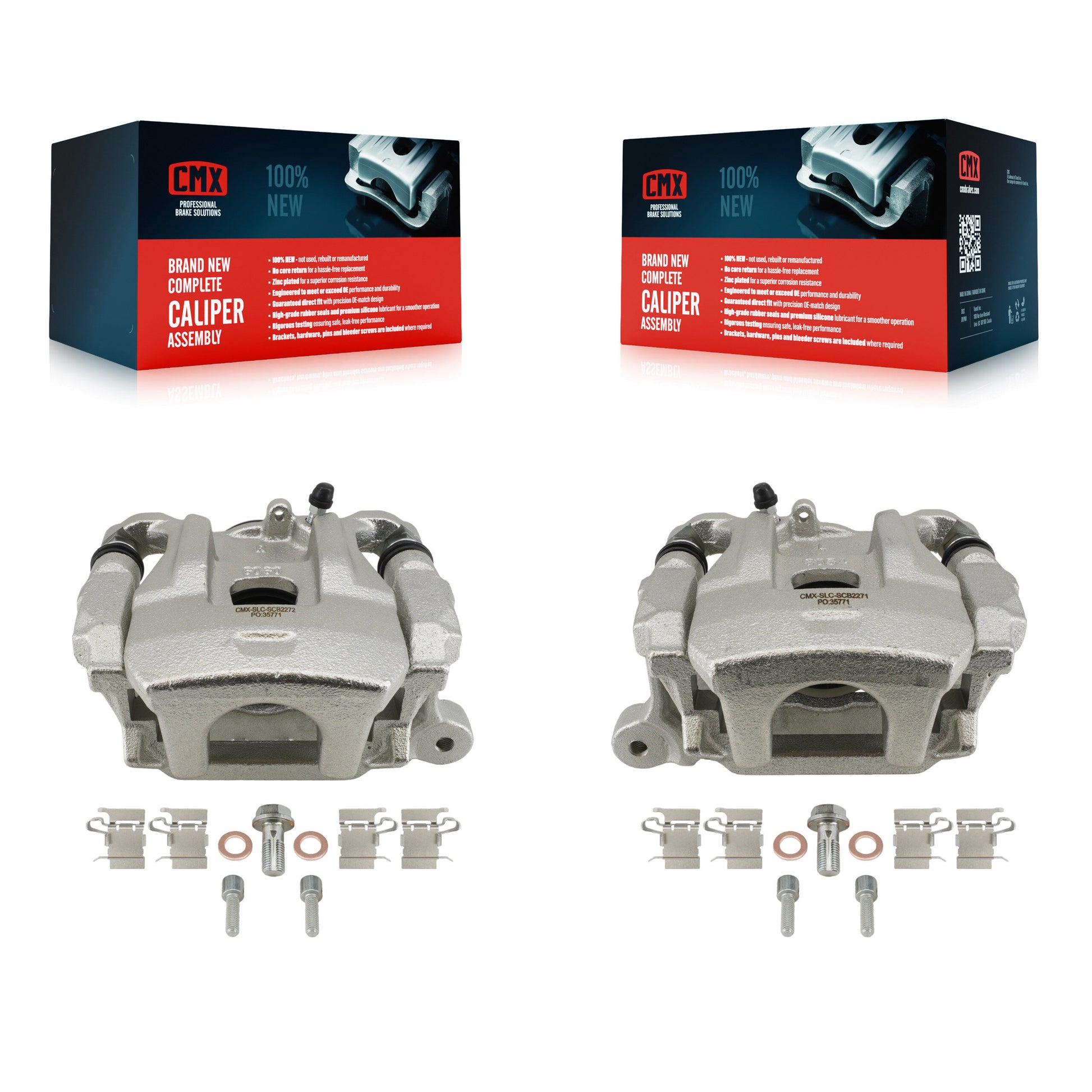 CMX KBC-100697 Disc Brake Caliper for 2017-2024 Mitsubishi Eclipse Cross, Mitsubishi Outlander PHEV, Mitsubishi Outlander & more - Rear product image