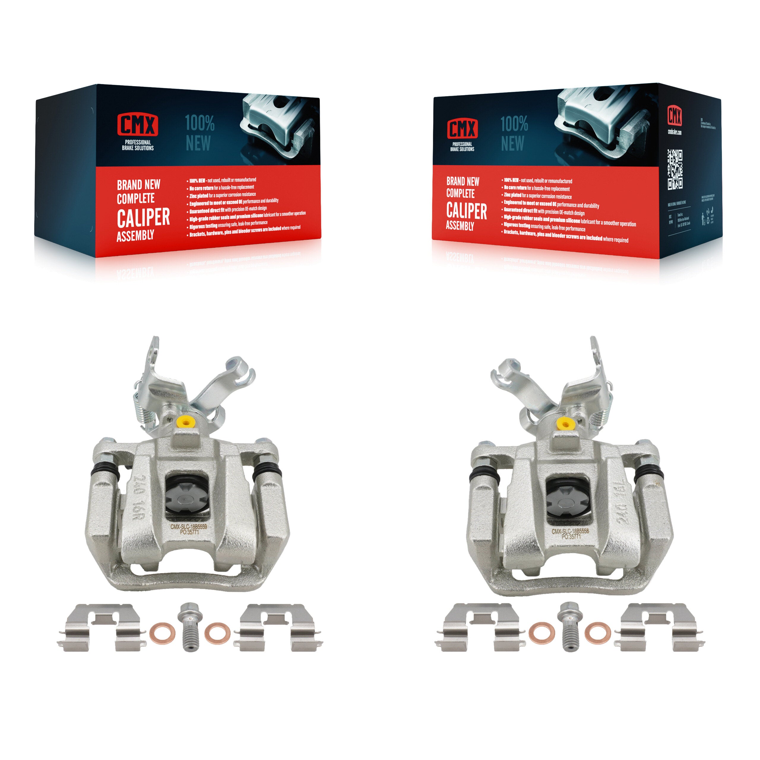 CMX KBC-100708 Disc Brake Caliper for 2016-2022 Chevrolet Malibu - Rear product image