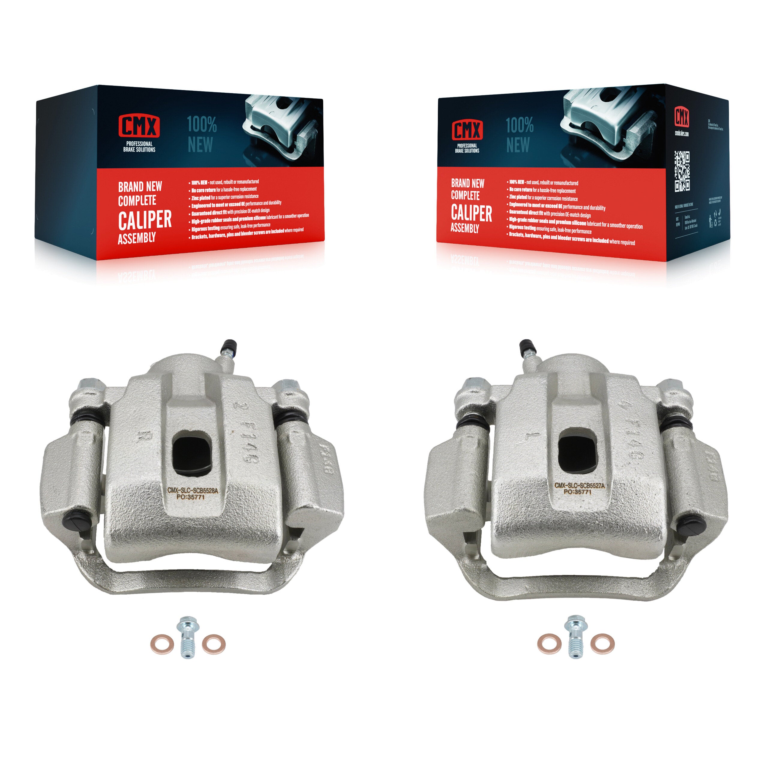 CMX KBC-100709 Disc Brake Caliper for 2016-2022 Toyota Sequoia, Toyota Tundra - Rear product image