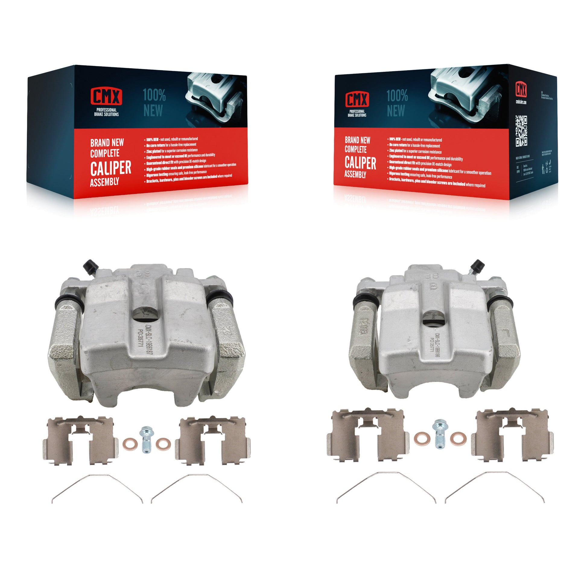 CMX KBC-100711 Disc Brake Caliper for 2009-2013 Pontiac Vibe, Toyota Matrix - Rear product image