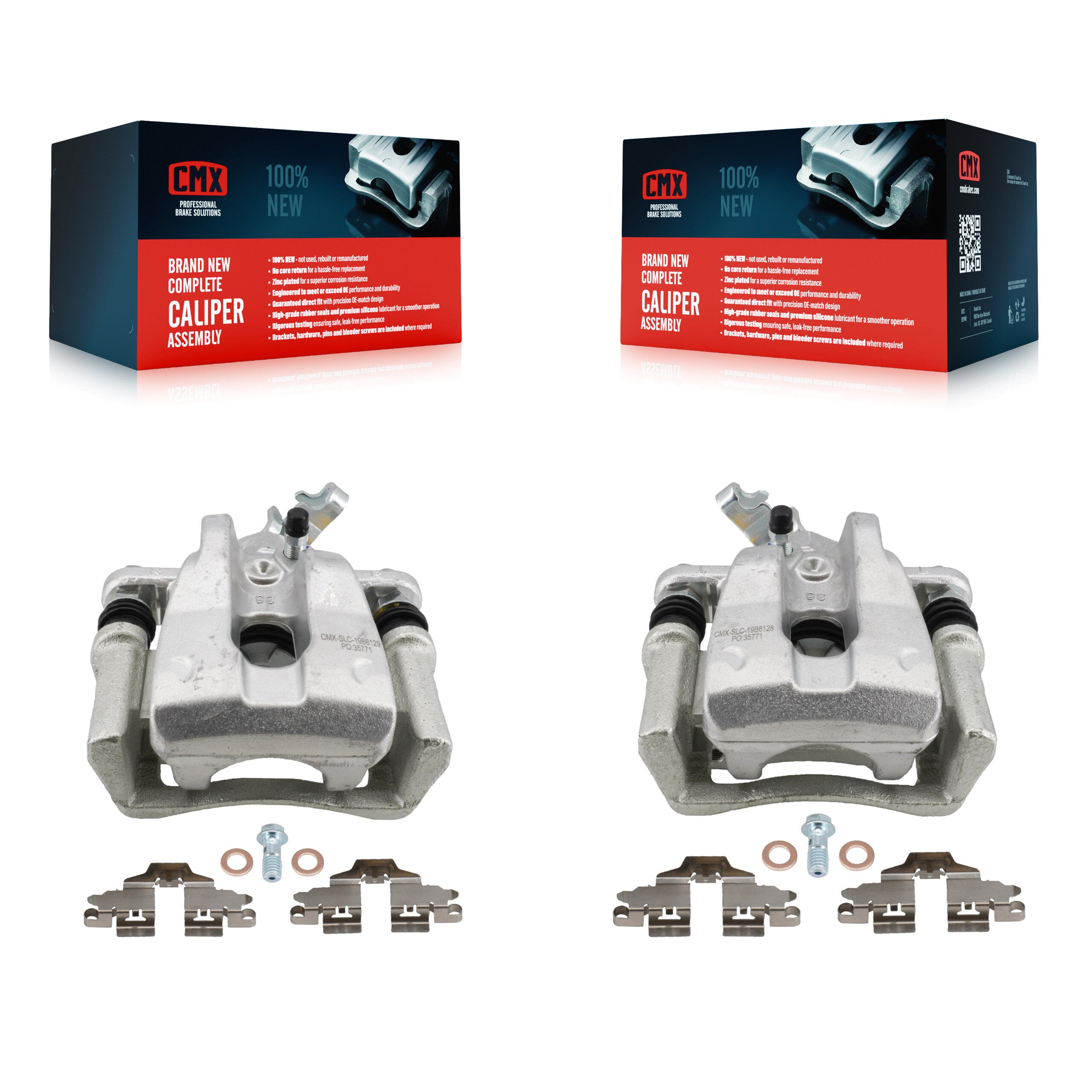 CMX KBC-100712 Disc Brake Caliper for 2009-2013 Pontiac Vibe, Toyota Matrix - Rear product image