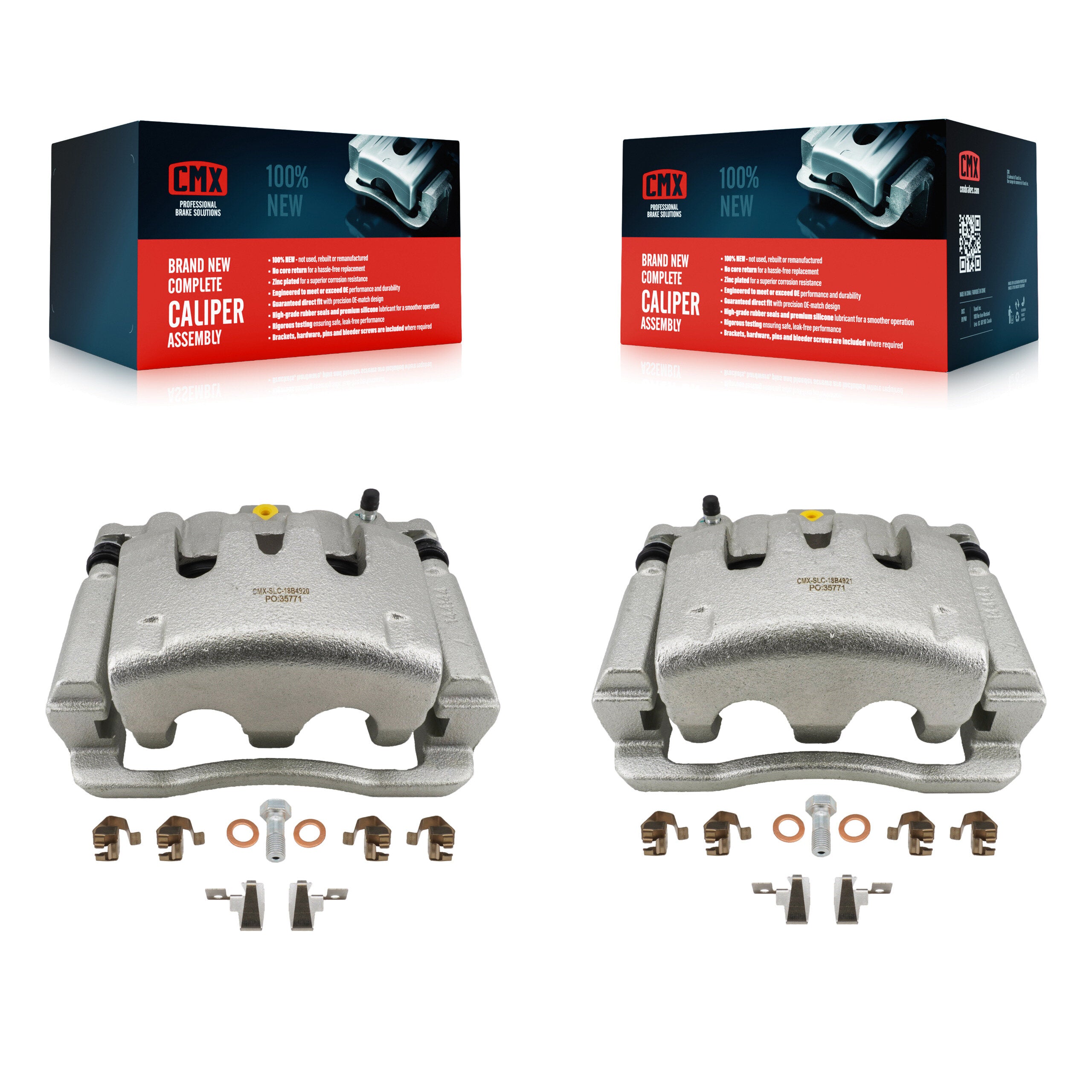 CMX KBC-100718 Disc Brake Caliper for 2005-2007 Ford F-250 Super Duty, Ford F-350 Super Duty - Rear product image