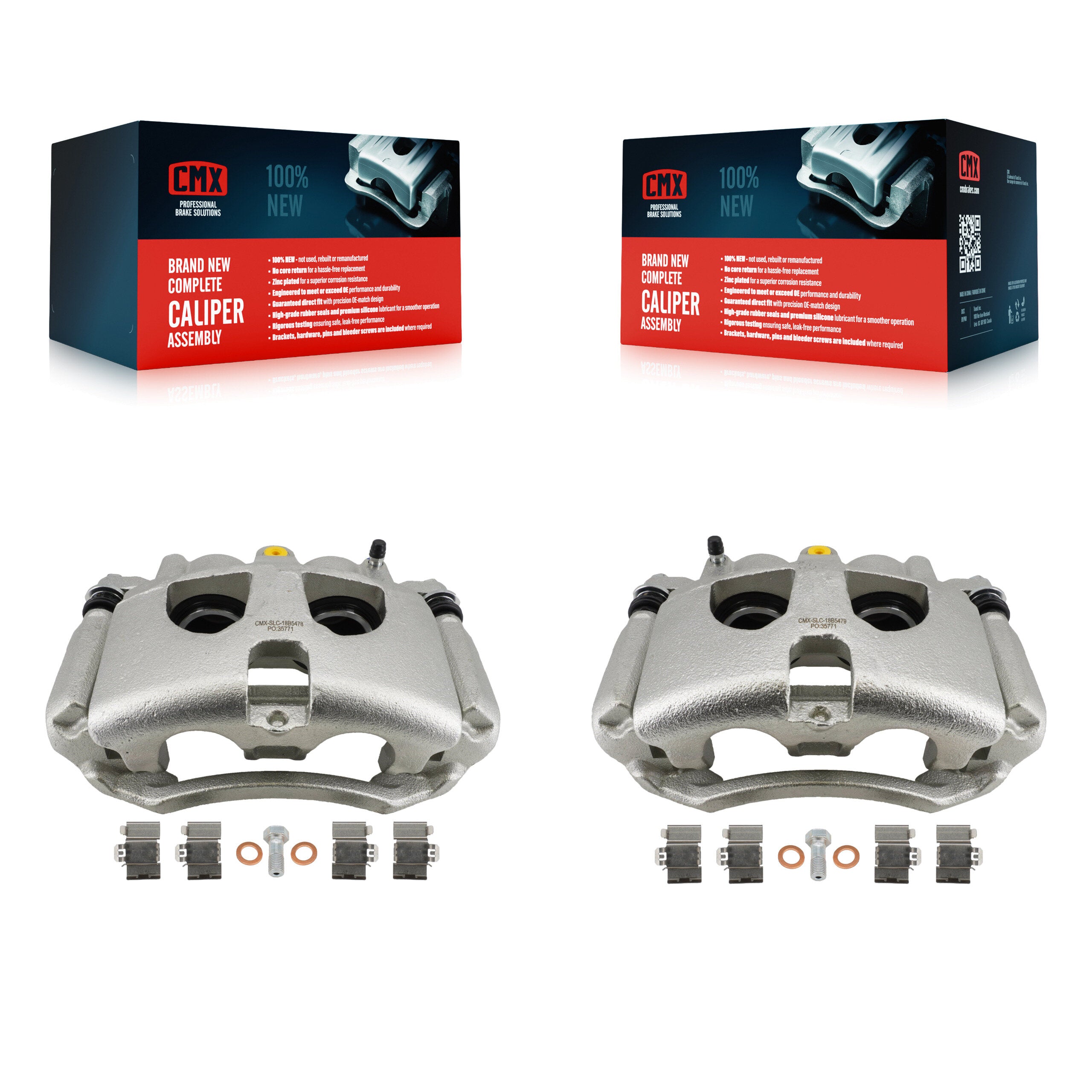 CMX KBC-100723 Disc Brake Caliper for 2013-2023 Ford F-350 Super Duty, Ford F-450 Super Duty - Rear product image