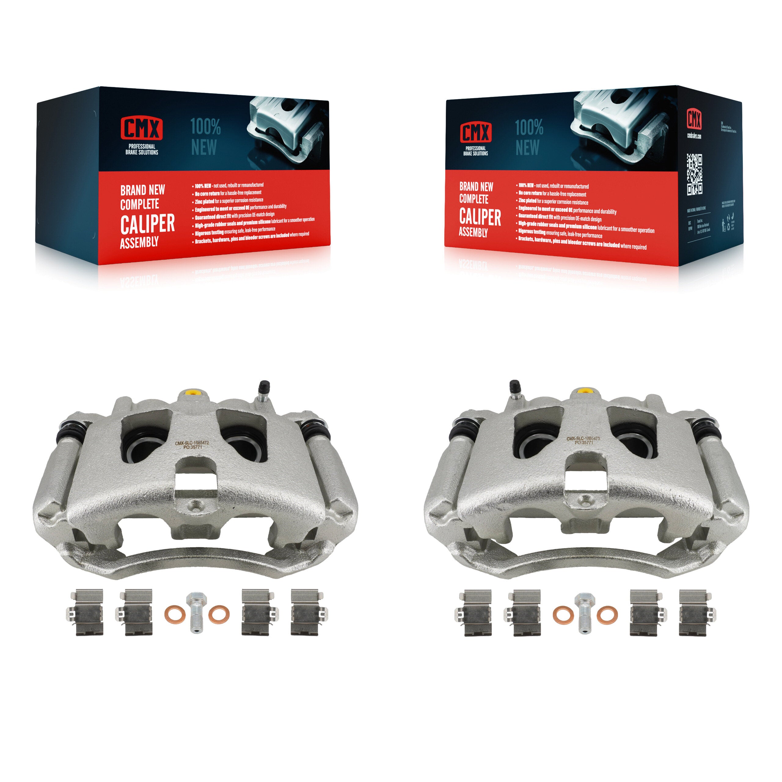 CMX KBC-100730 Disc Brake Caliper for 2013-2023 Ford F-250 Super Duty, Ford F-350 Super Duty - Rear product image