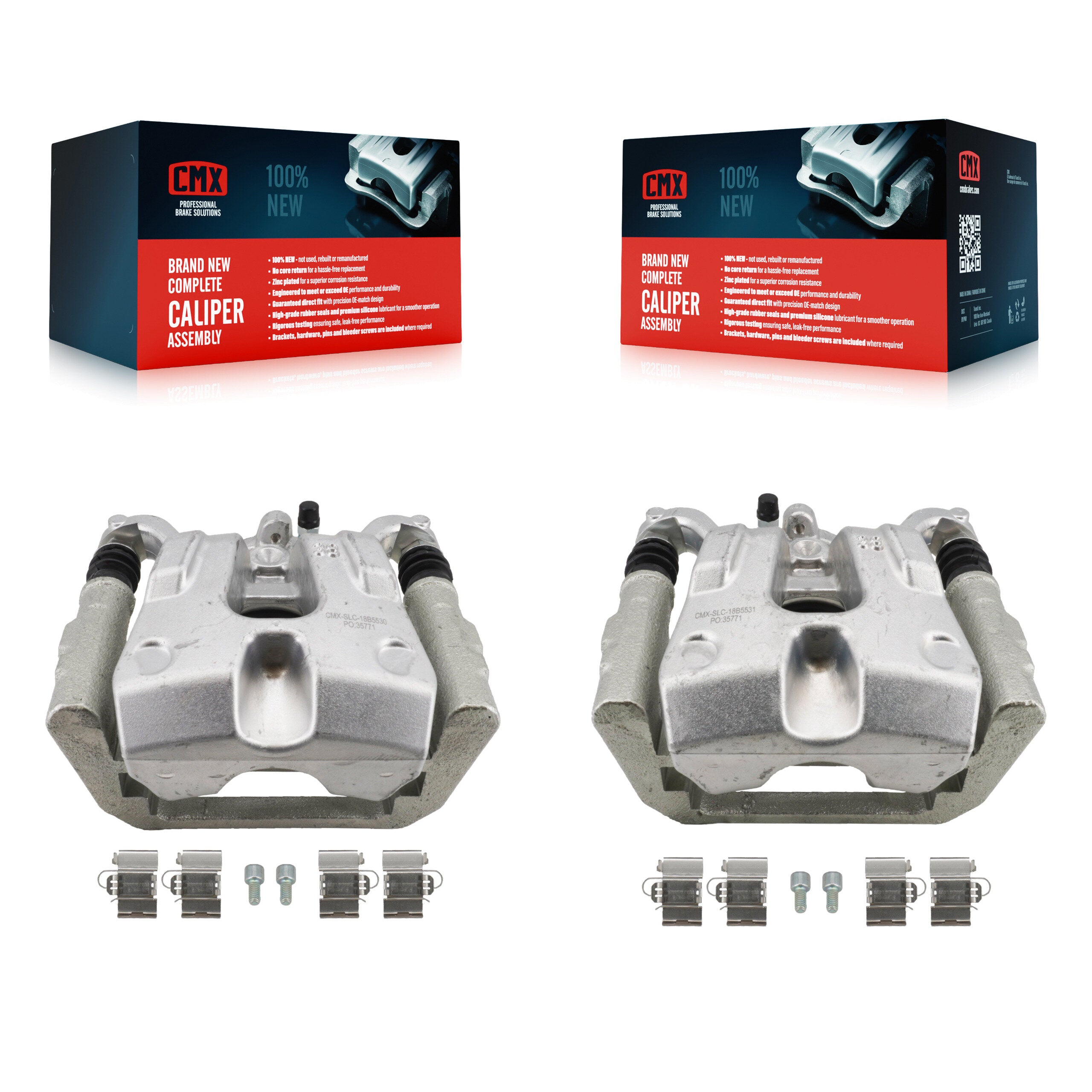 CMX KBC-100731 Disc Brake Caliper for 2014-2023 Chrysler 200, Jeep Cherokee - Rear product image