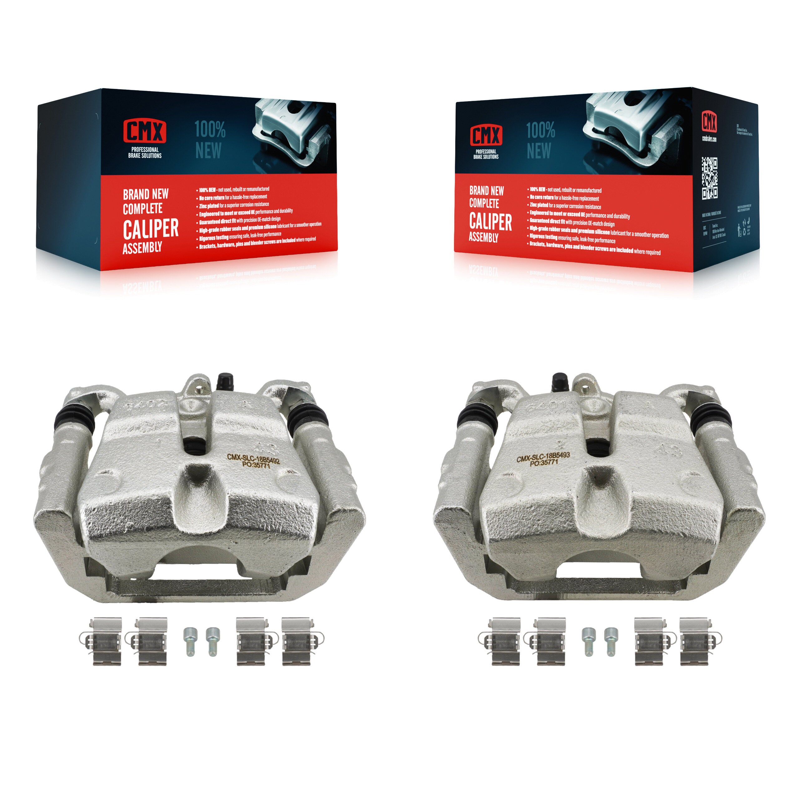 CMX KBC-100732 Disc Brake Caliper for 2014-2023 Jeep Cherokee - Rear product image