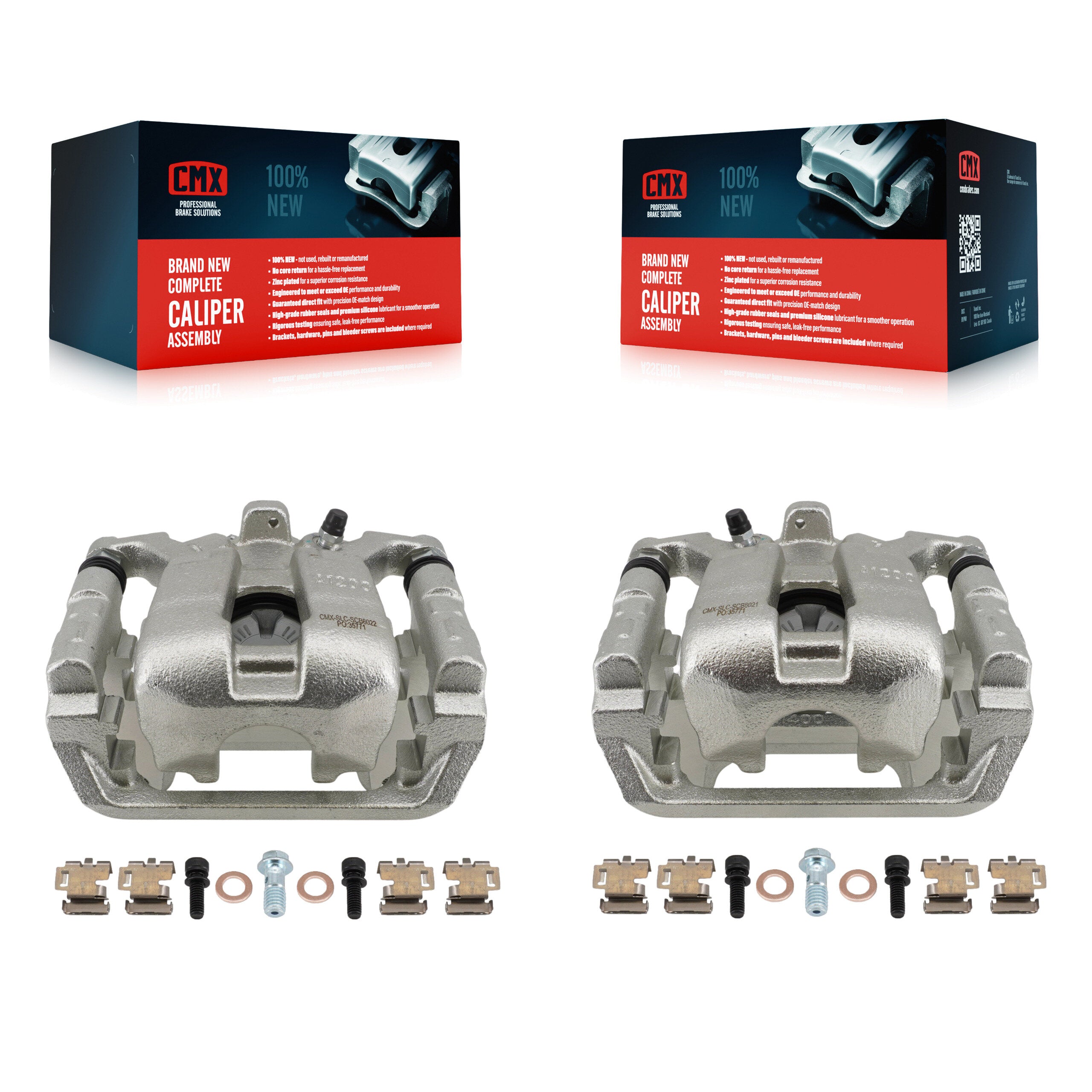 CMX KBC-100737 Disc Brake Caliper for 2019-2025 Chevrolet Silverado EV, GMC Hummer EV SUV, GMC Sierra EV & more - Rear product image