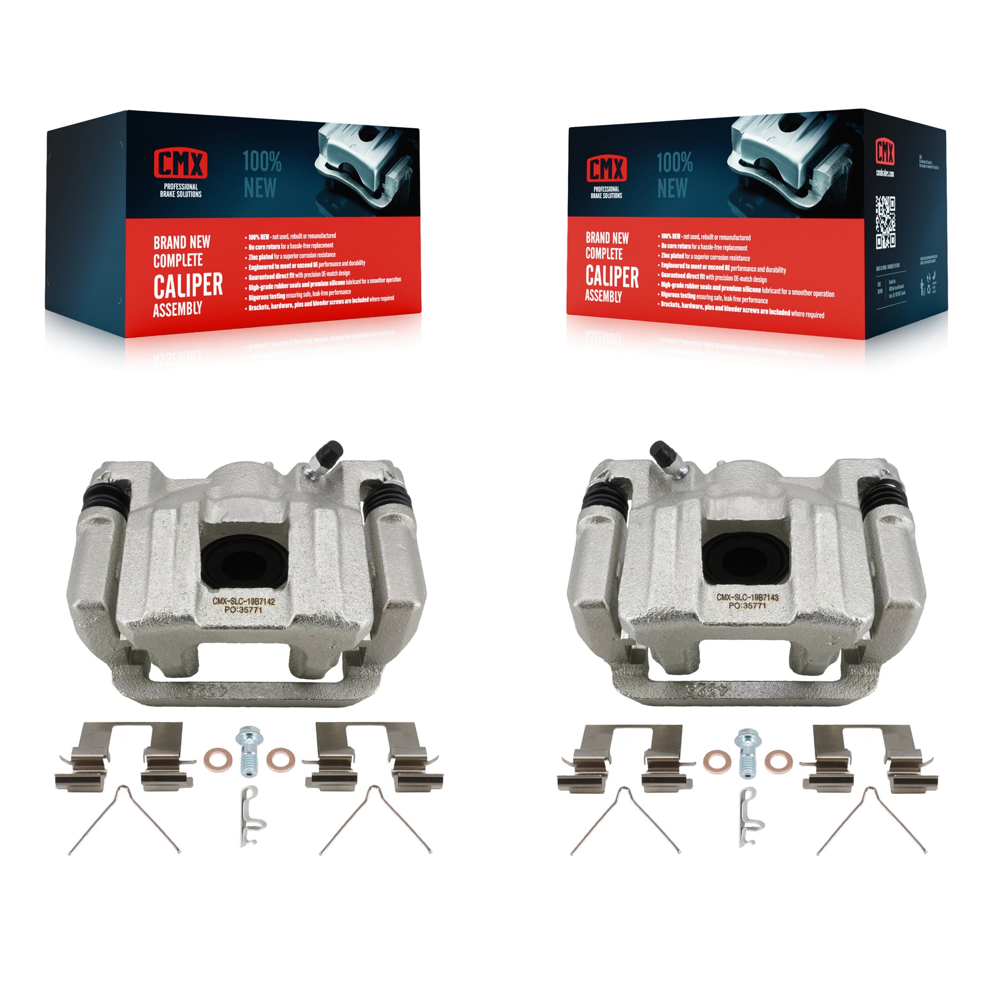 CMX KBC-100741 Disc Brake Caliper for 2014-2021 Honda Ridgeline, Honda Pilot, Acura MDX - Rear product image